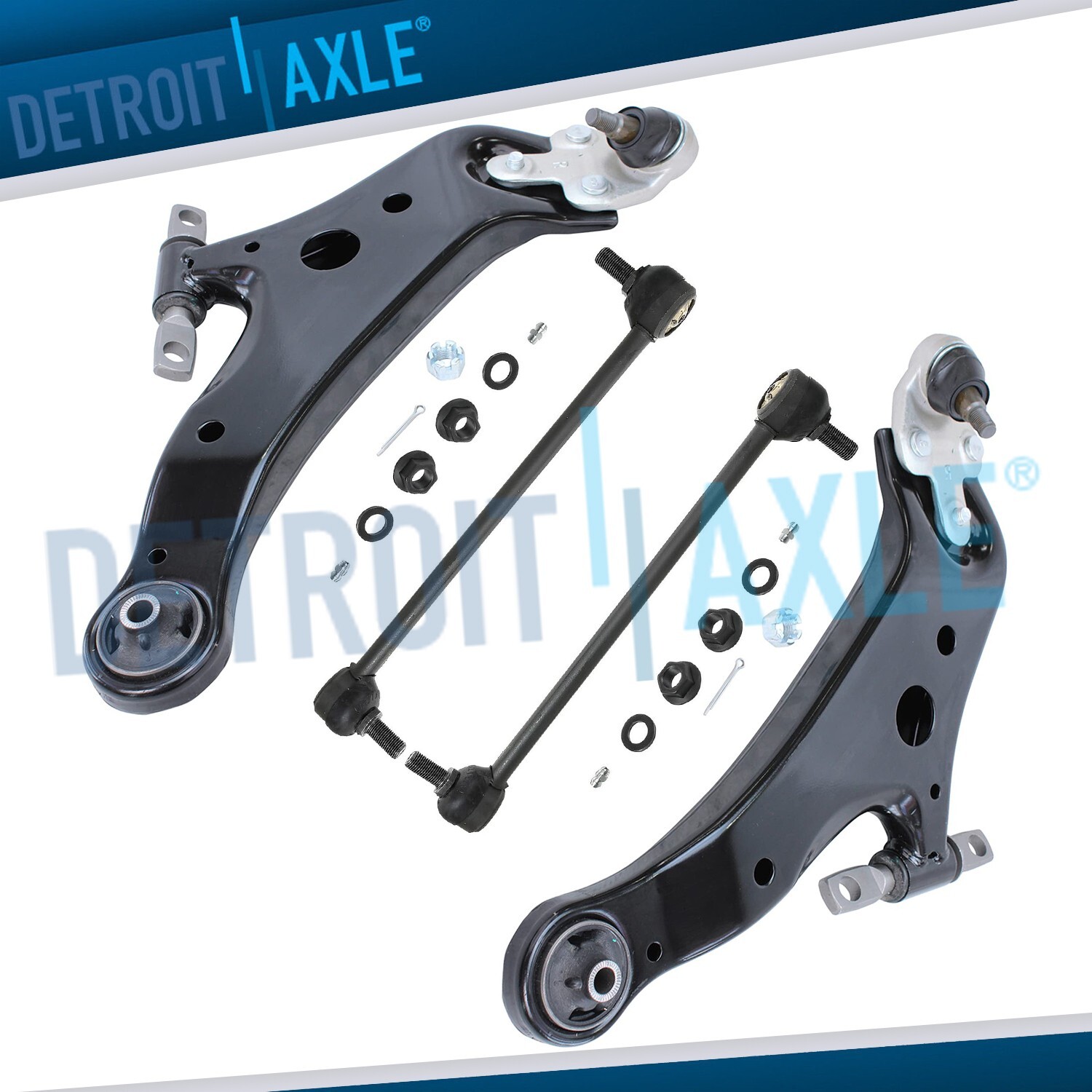 Front Lower Control Arms w/ Ball Joint + Sway Bars for 2011-2019 Toyota Sienna