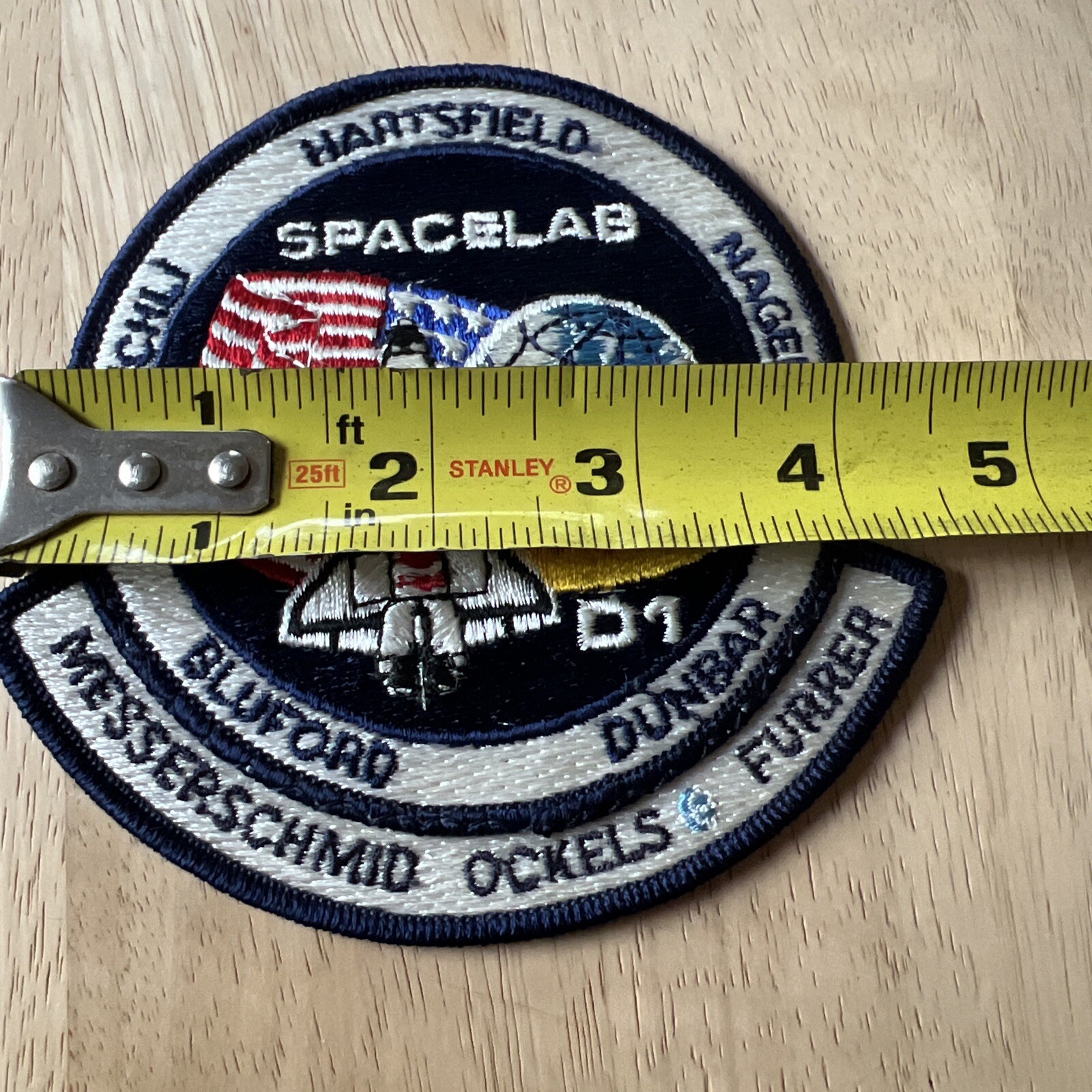 SPACE SHUTTLE CHALLENGER STS-61-A D1 German/USA Patch