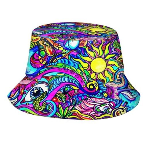Trendy Bucket Hat - Comfortable Packable Sun Beach Hat for Women Men, Perfect