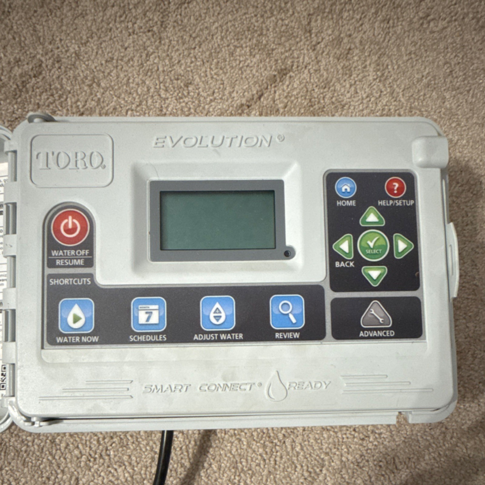 Toro sprinkler timer and rain sensor