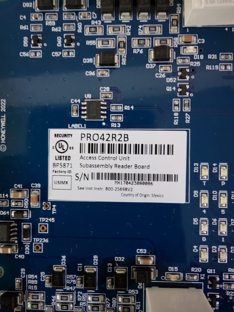 Honeywell PRO42R2B Dual Reader Module