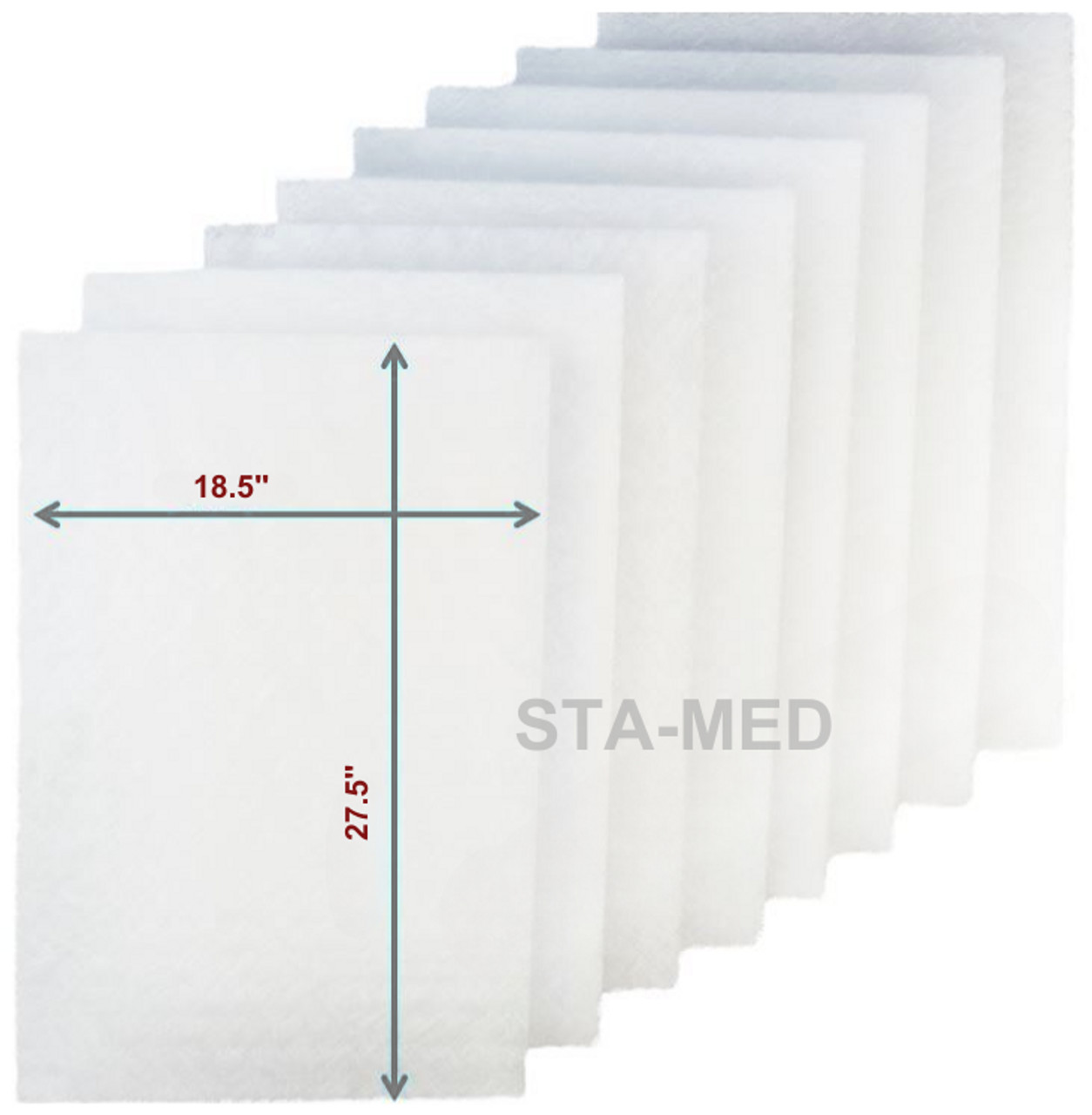 EnviroSept Replacement Filter Pads - High Quality 3 Changes 20x30
