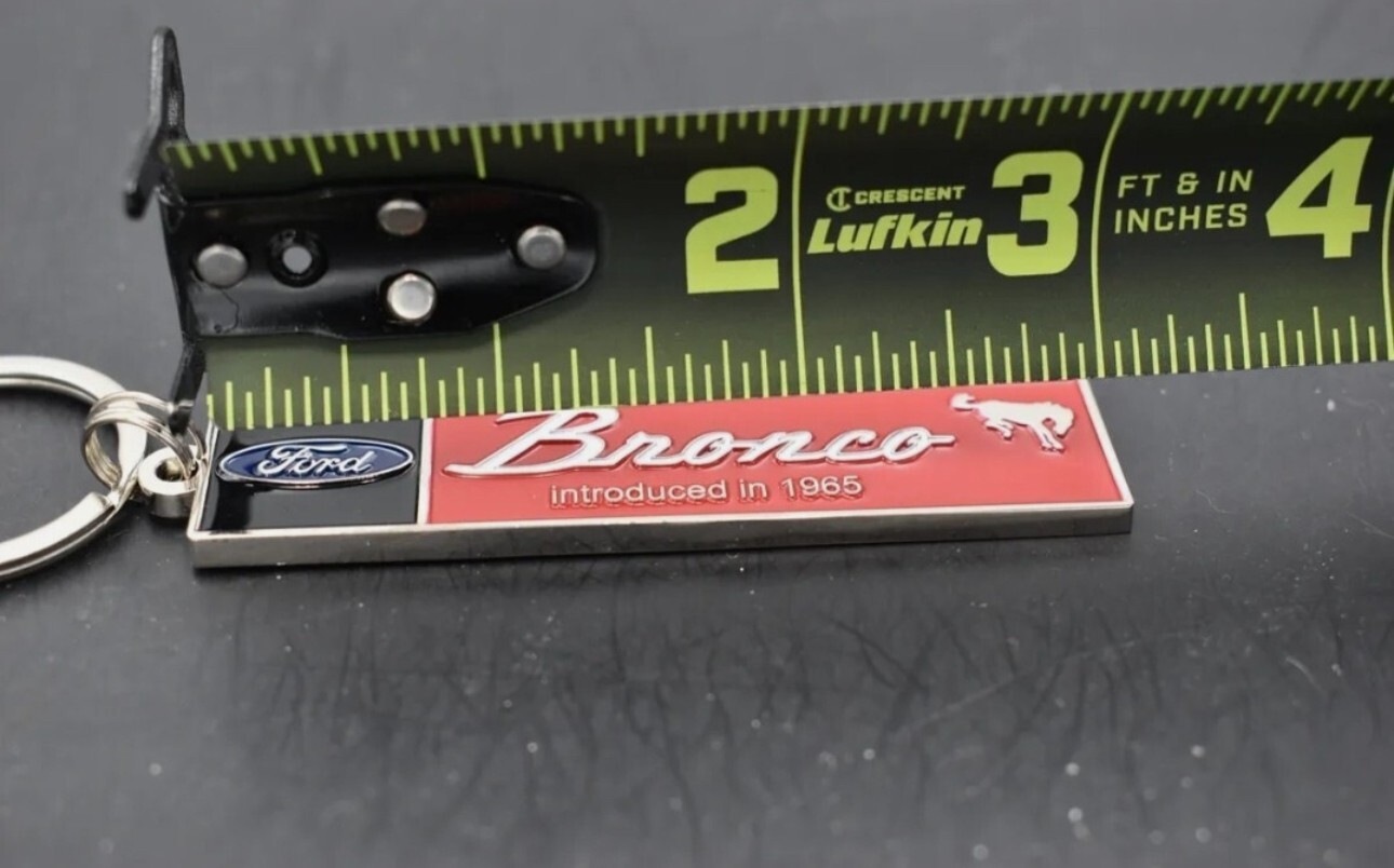 Very unique, high quality Ford Bronco keychains