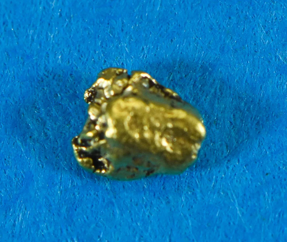 Alaskan-Yukon BC Gold Rush Natural Gold Nugget 0.07 Grams 10 Piece Lot Genuine