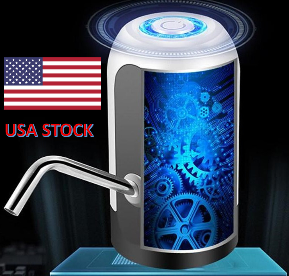 2x Water Bottle Pump Automatic Electric Switch 5 gallon USB Jug Dispenser