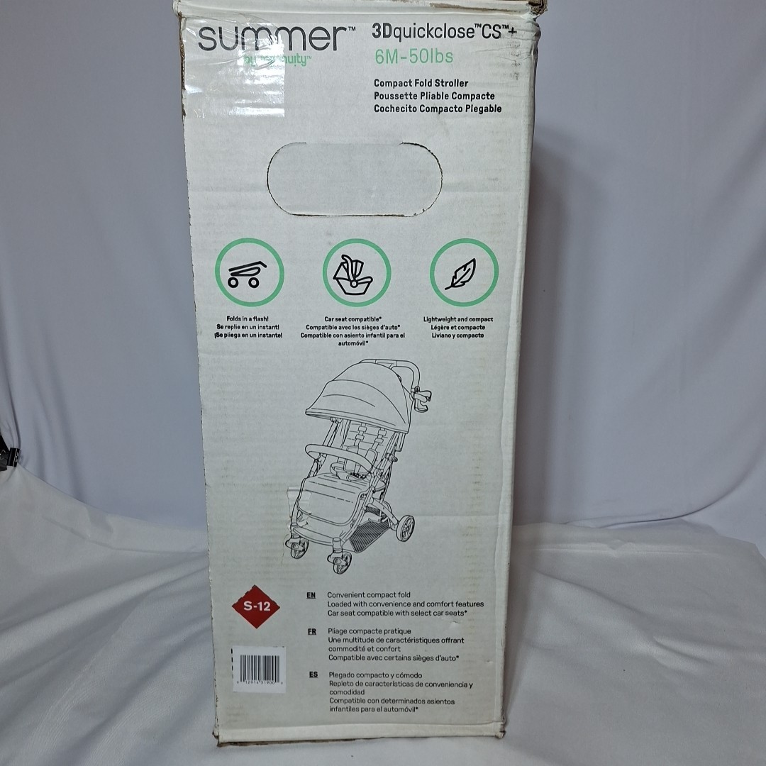 Summer By Ingenuity 3Dquickclose CS+ Stroller Quick Fold Baby Compact