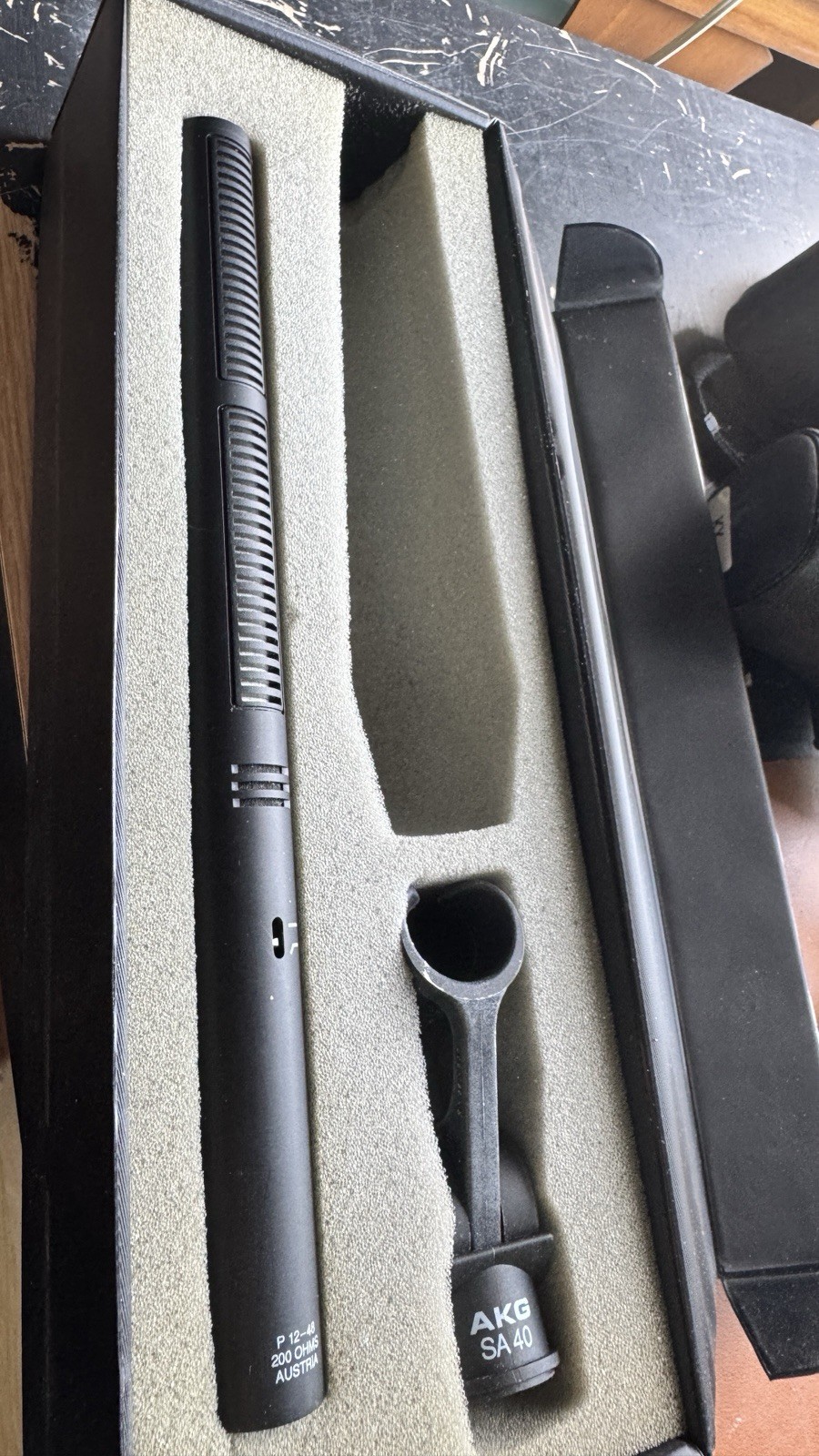 AKG C568EB Condenser Shotgun Microphone With Case And Stand Adapter
