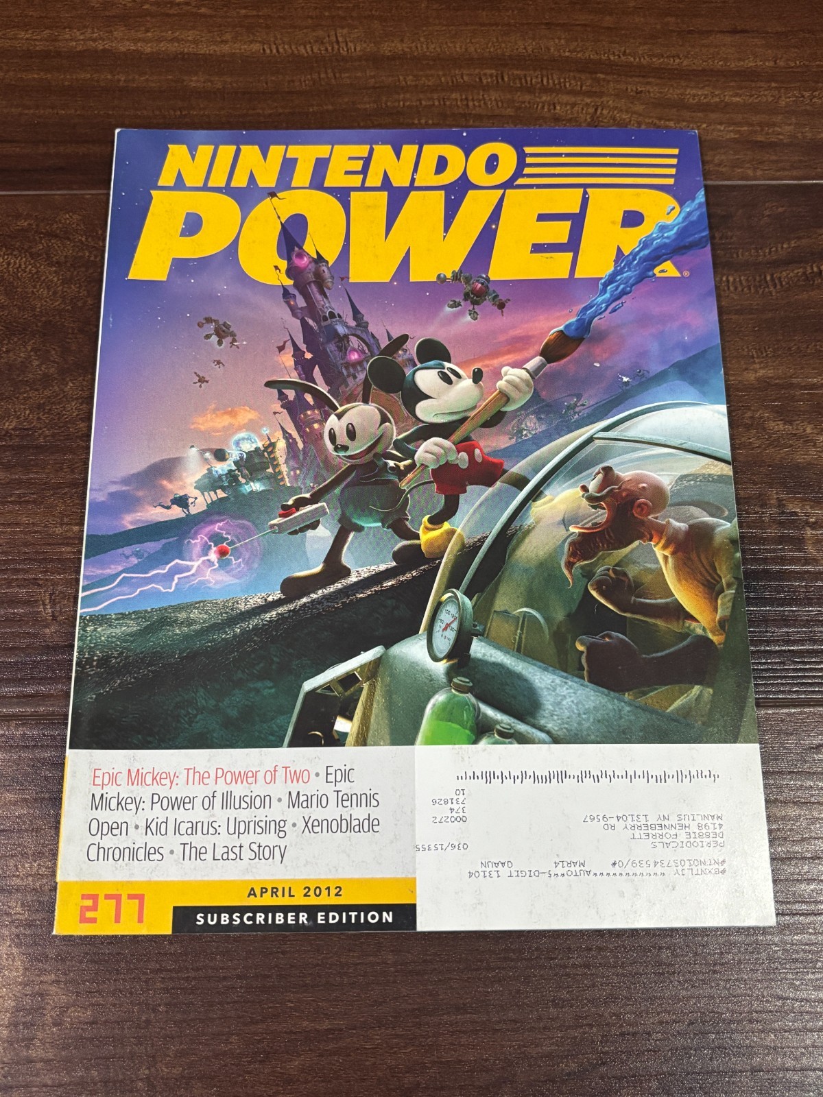 Nintendo Power Magazine Volume 277 April 2012 Epic Mickey Power of Two