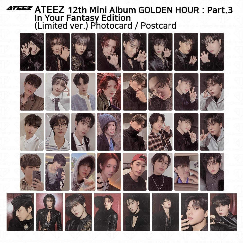 ATEEZ Golden Hour Part.3 In Your Fantasy Edition Limited ver. Official Photocard
