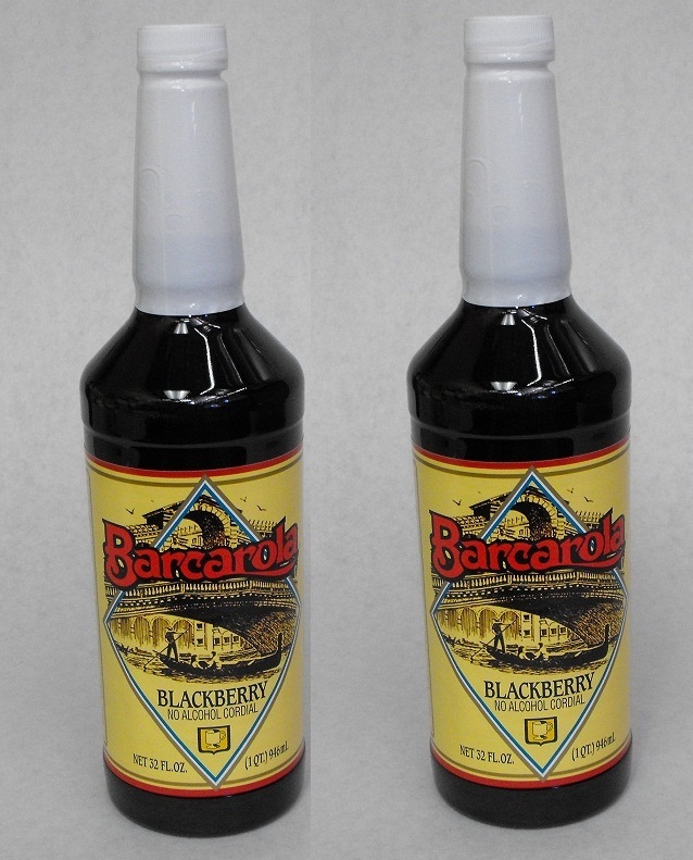 (2 Pack) Gourmet BLACKBERRY SYRUP 32oz. Coffee Drink & Italian Soda Flavor
