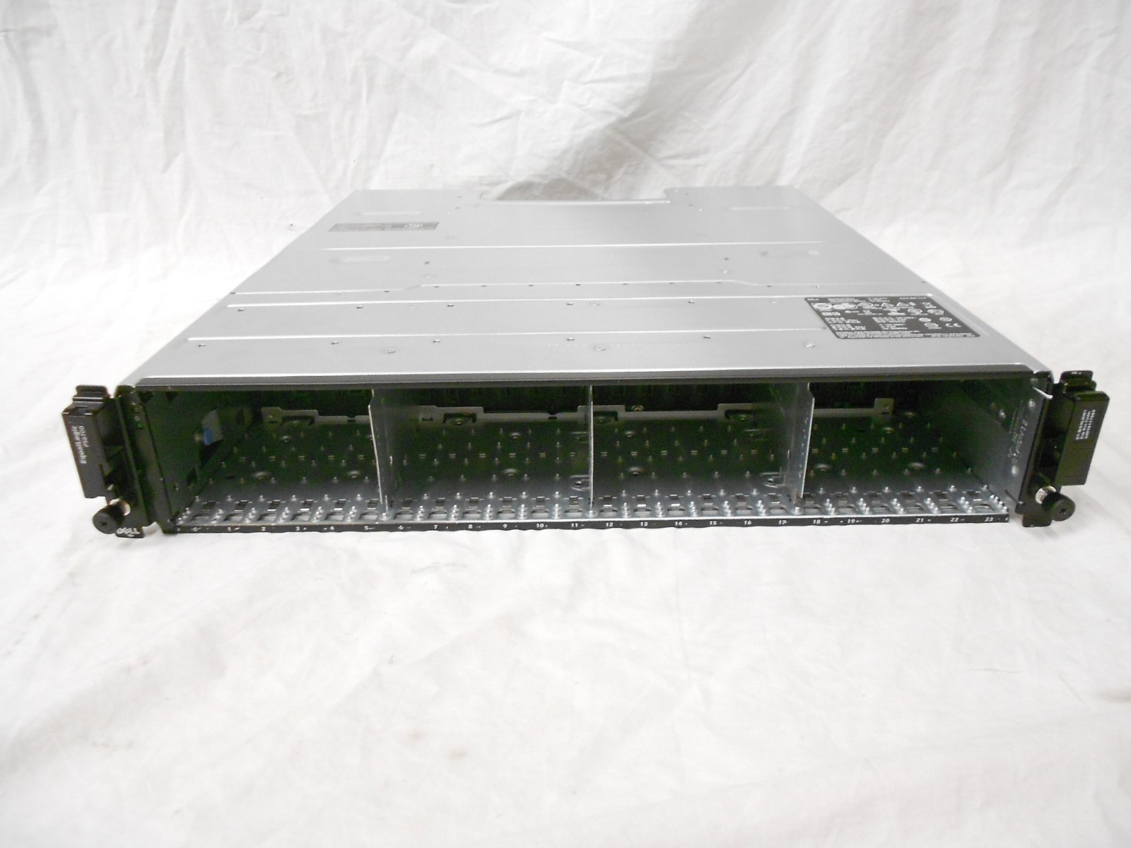 Dell Equallogic PS6100 ISCSI SAN Storage Chassis 24x 2.5" Hard Drive Bay 2x PS
