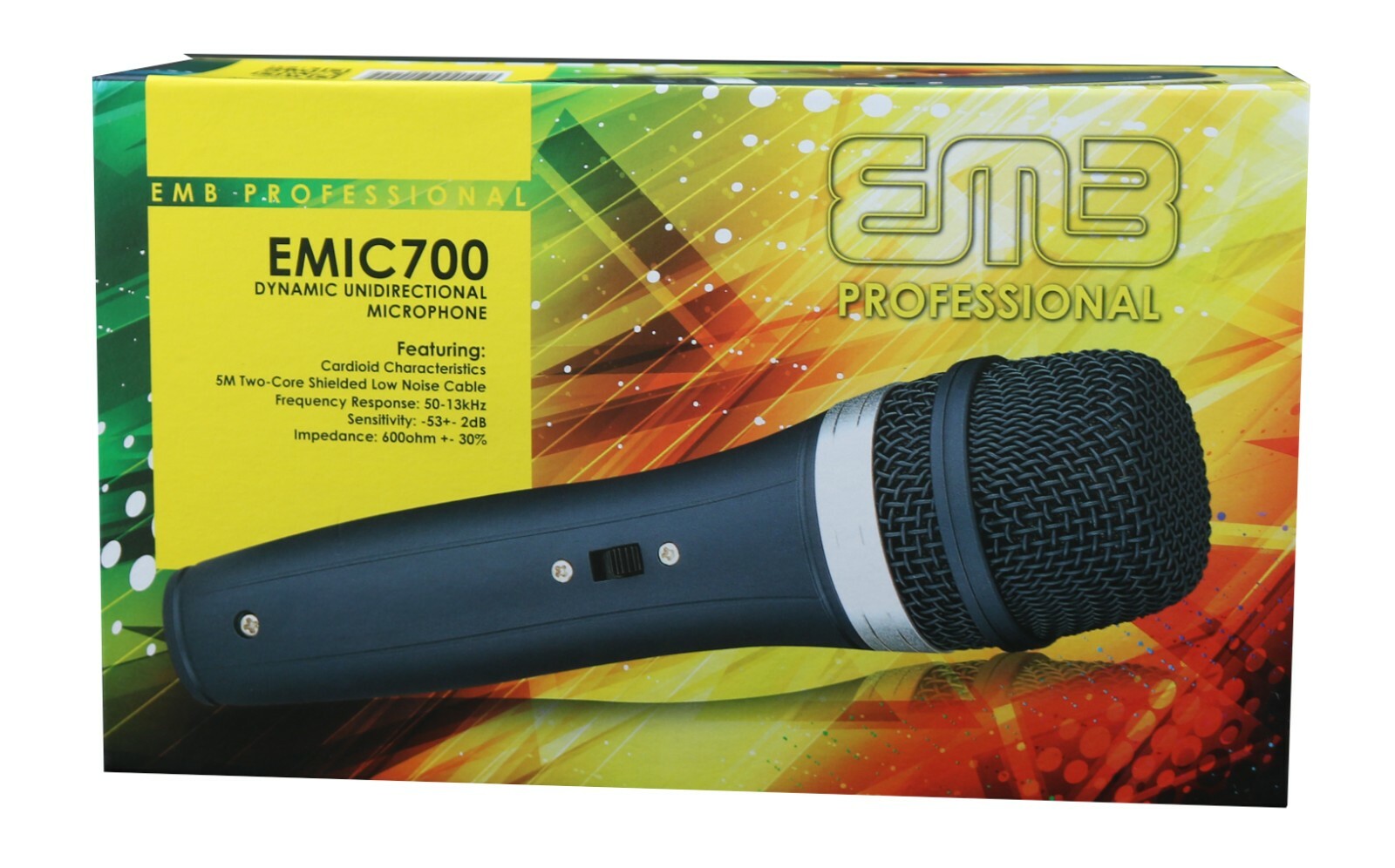 EMB Professional EMIC700 Dynamic Unidirectional Microphone