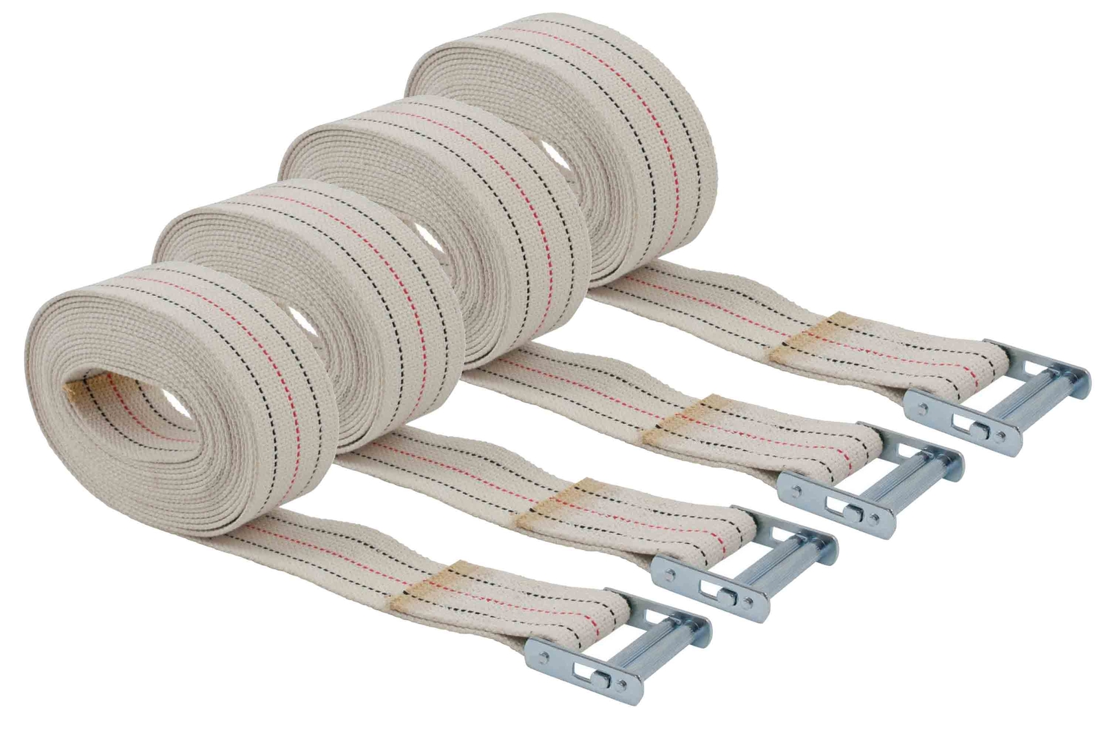 (8 Pack) 2" x 15' Piano Strap with Roller Buckle, Web Strap