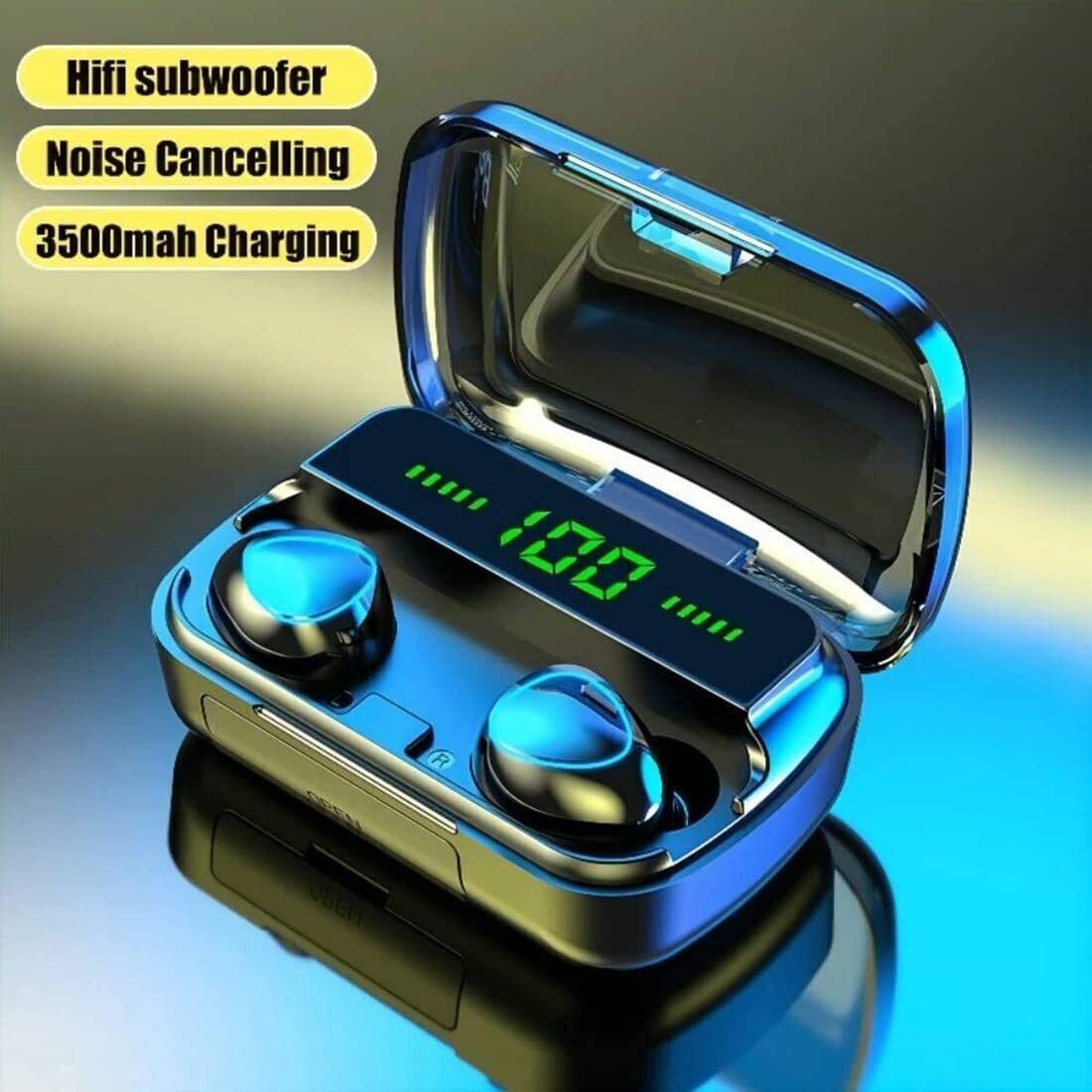 TWS Bluetooth Wireless Earbuds Waterproof Bluetooth 5.1 Headset Noise Cancelling
