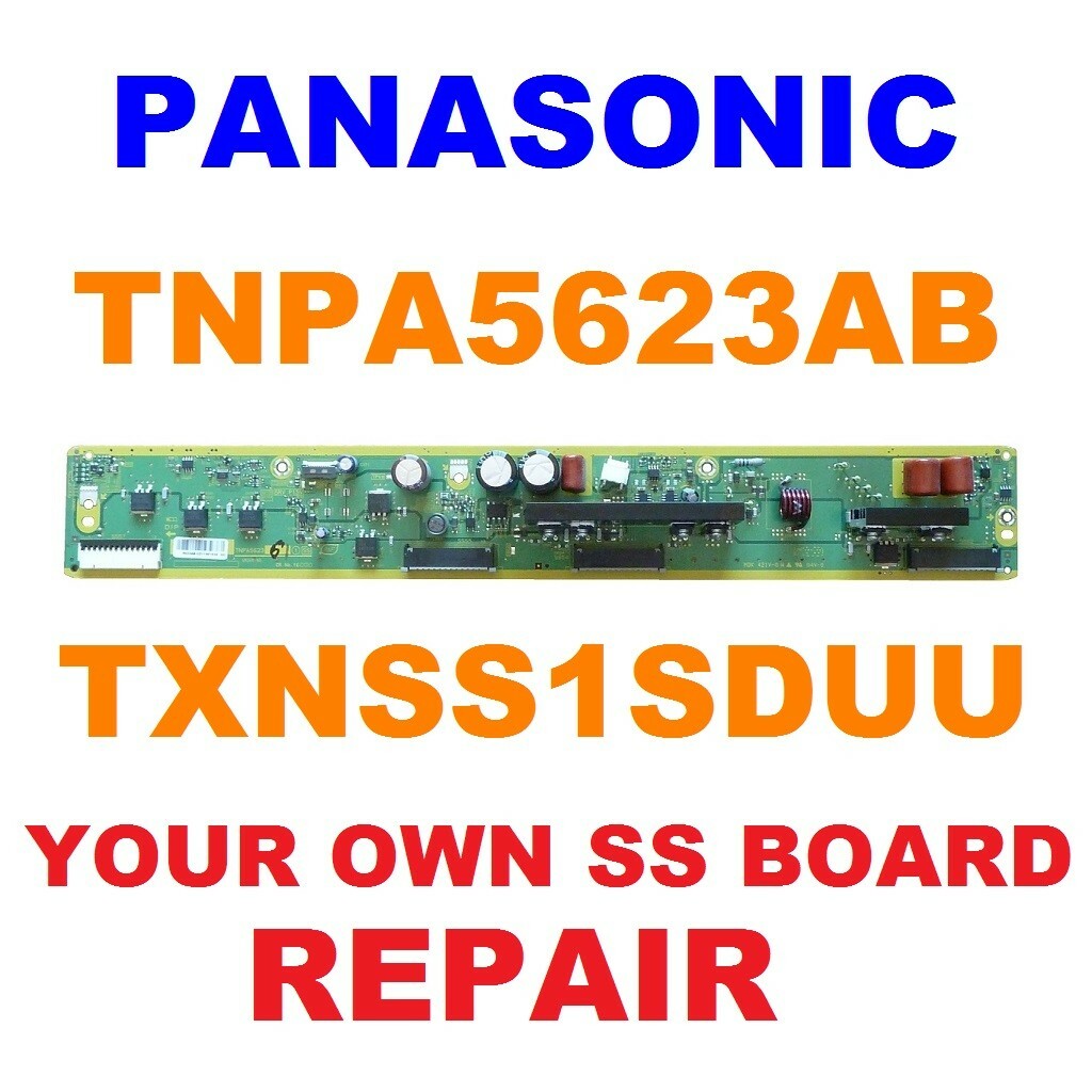 TNPA5623AB TXNSS1SDUU SS BOARD REPAIR PANASONIC TC-P50U50 TC-P50UT50  8 blinks