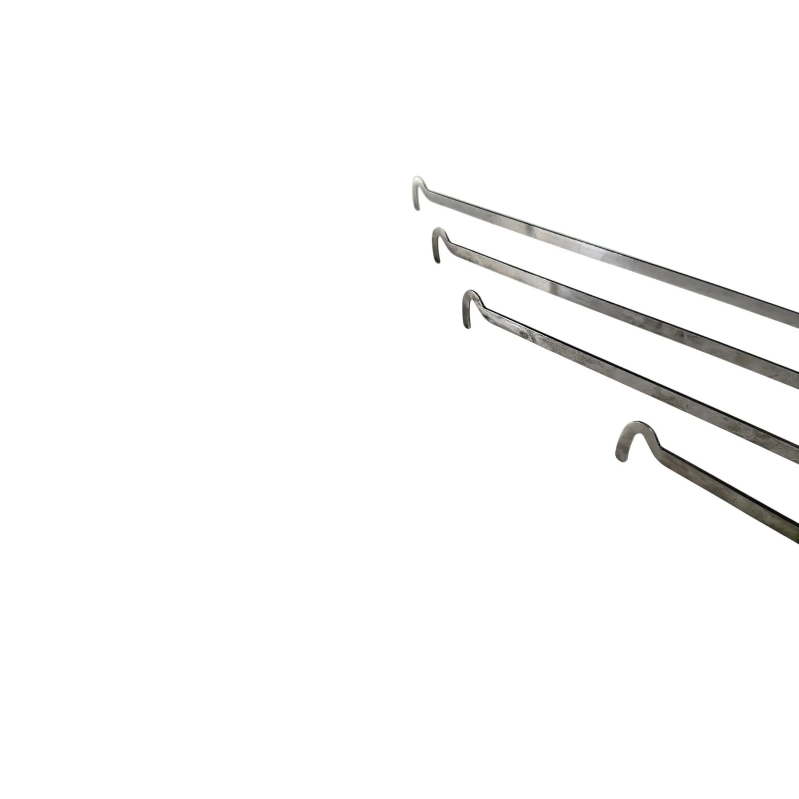 Split Edition PDR INOX Whale-Tail Rod Set – Question Mark Curved Tip, 35mm