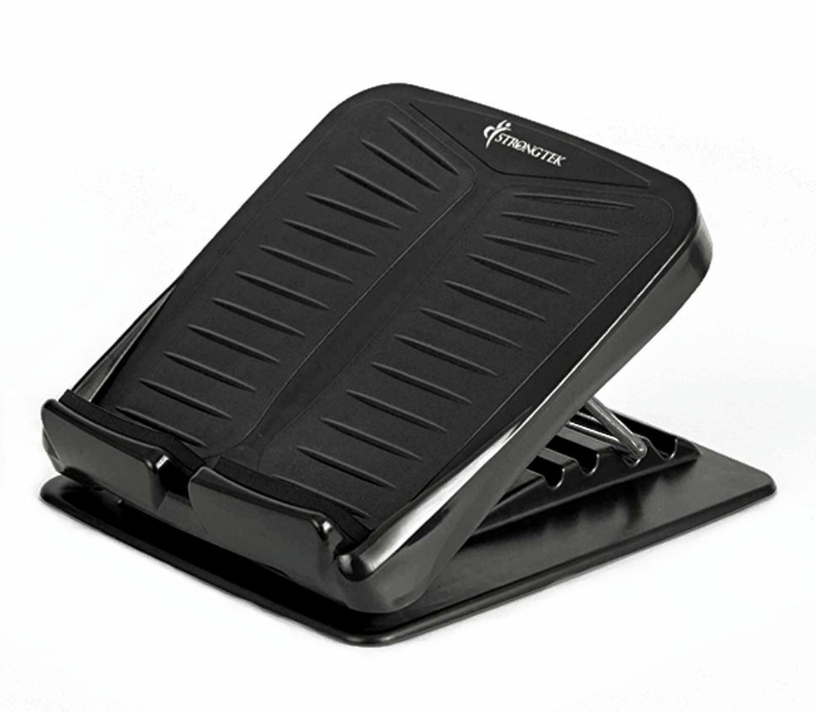 Relieve Foot Pain! StrongTek Portable Black Slant Board Plantar Fasciitis💎