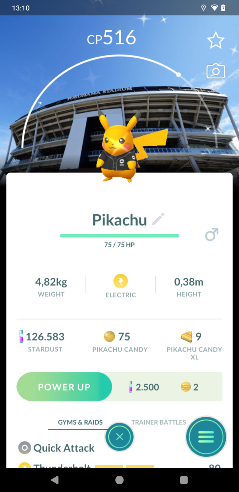 Shiny Pikachu Baseball Shirt Yokohama DeNA Baystars - 20k Star.d