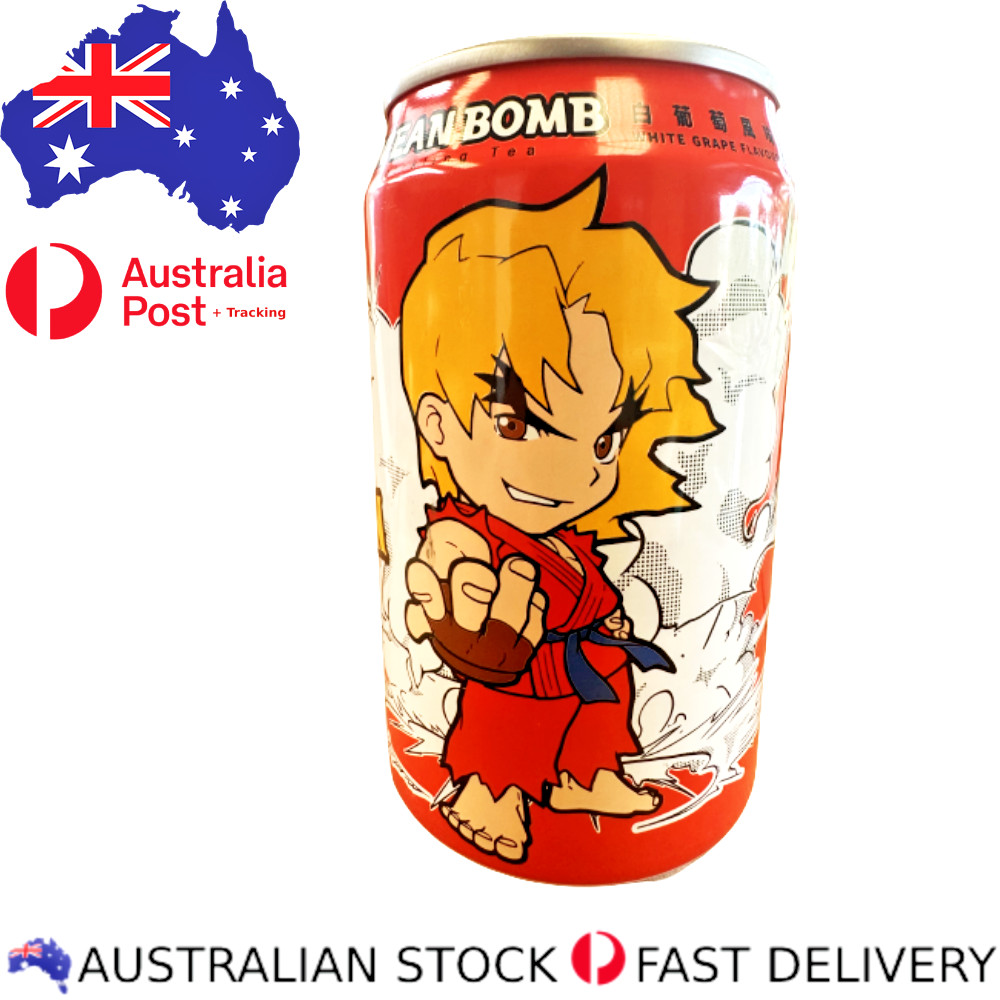 Street Fighter KEN Collectable 330mL Can, NEW SEALED