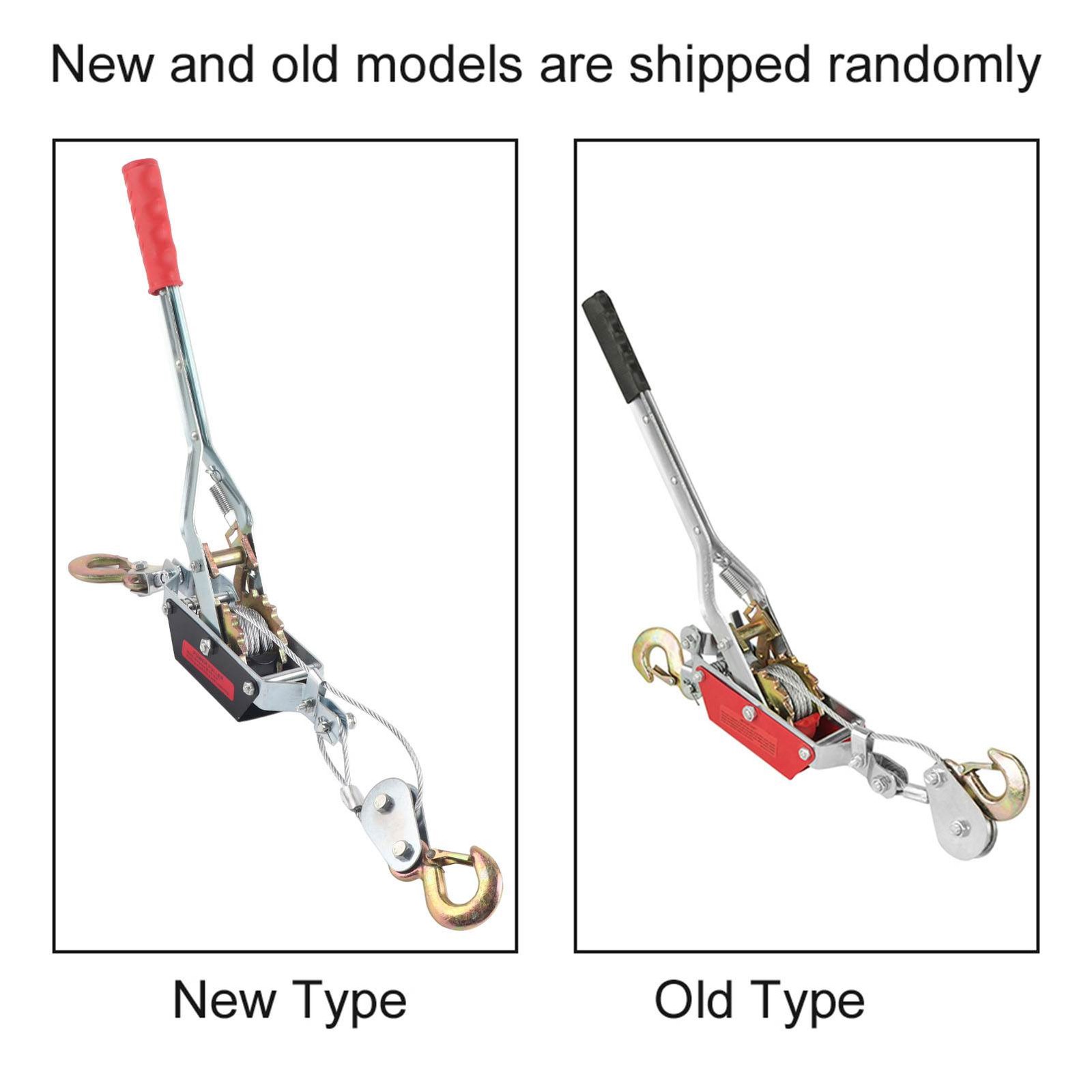 Wire Rope Puller 2 Ton Rope Puller Mini Tightener Double Hook Lifting Tool