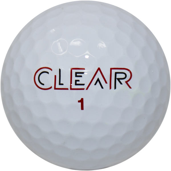 36 Clear Golf Ball Mix, Mint Quality, Used & Recycled, Exclusive Premium Brand