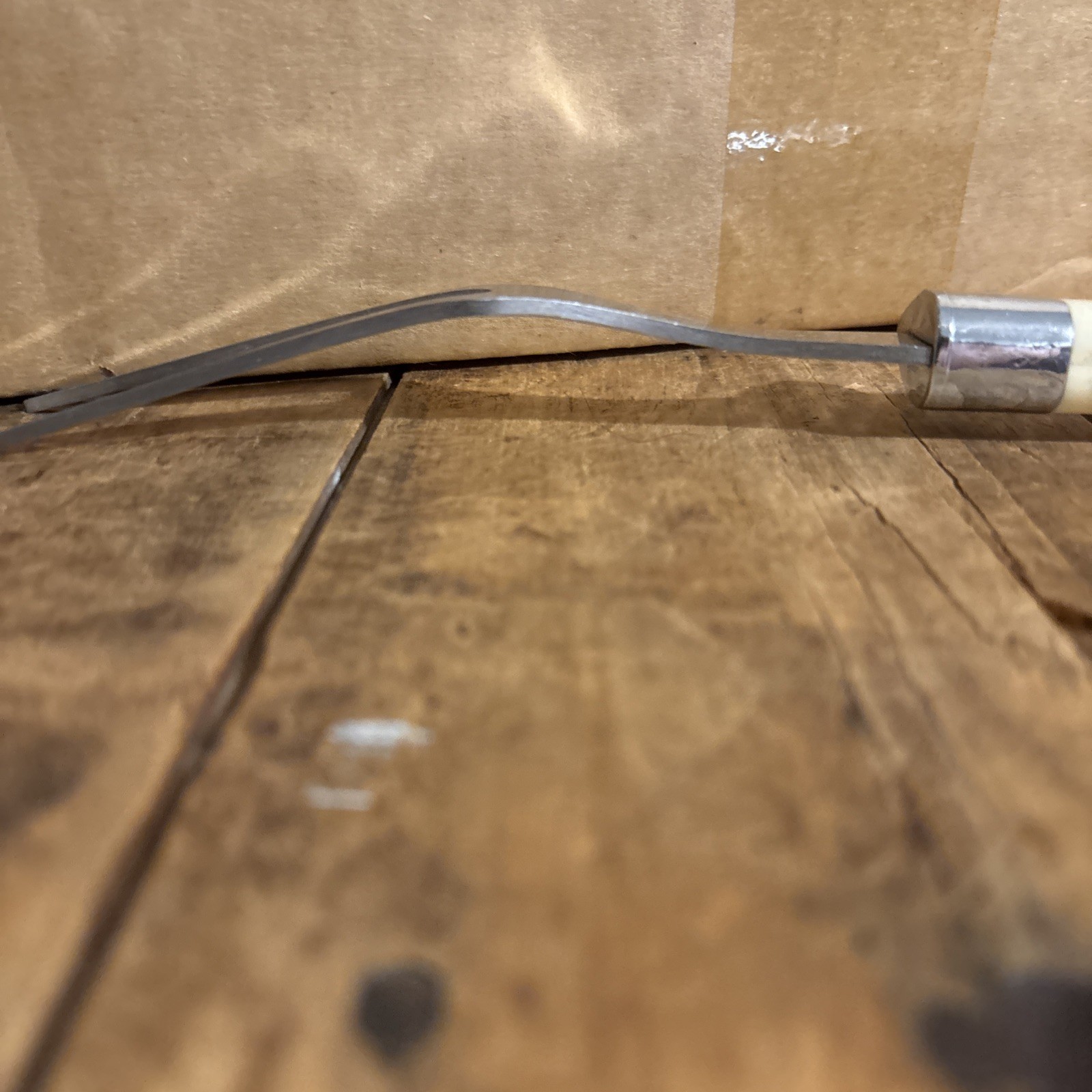Vintage Quikut CARVING Fork Good Condition Two Prong Fork