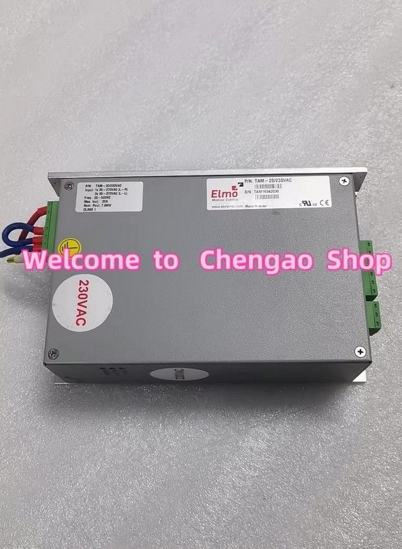 🔥 ✅  1  PC USED  100%   TEST  TAM-20/230VAC   Servo Driver #B5321H CL