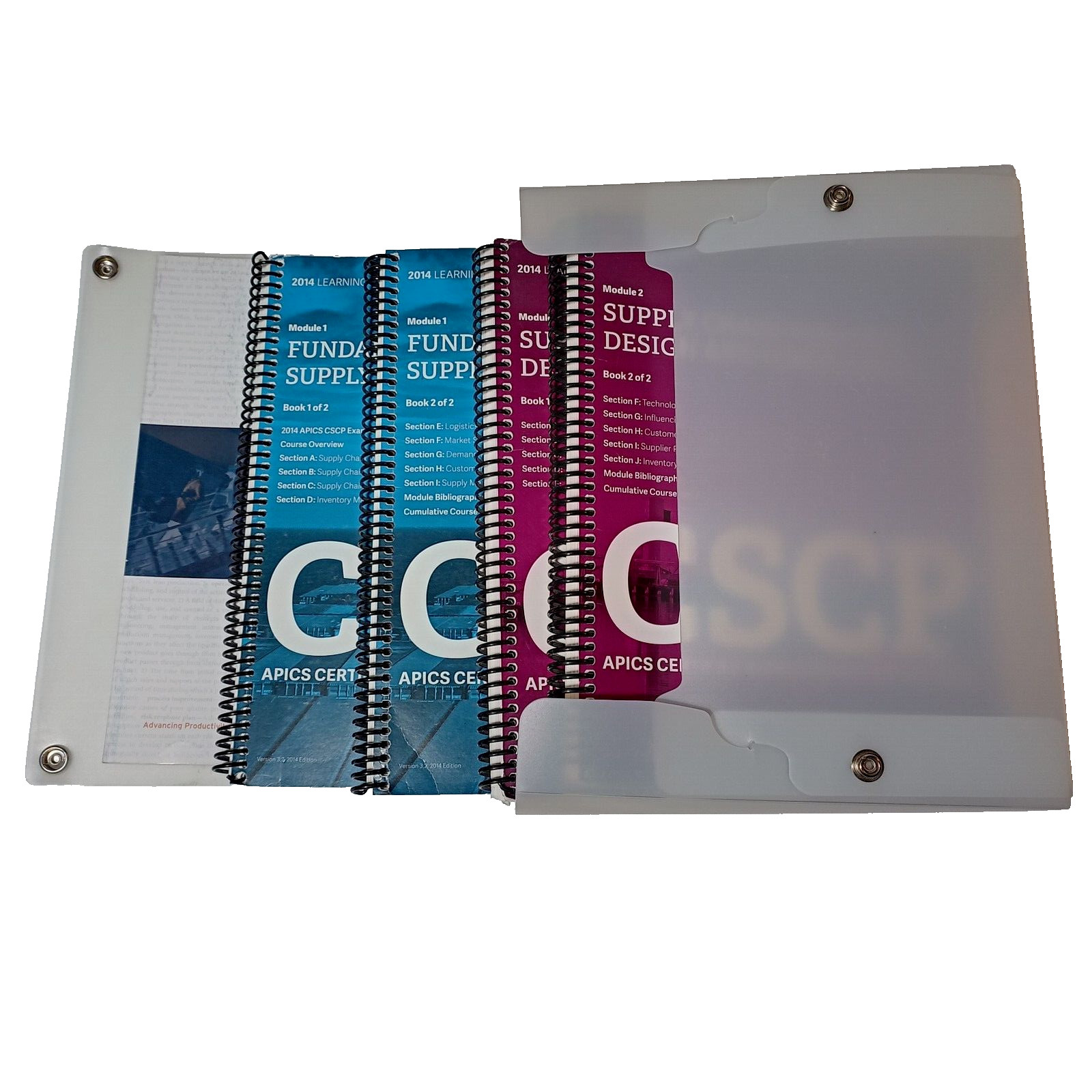 CSCP APICS 2014 Version 3.2 5 Books w/ Dictionary Module  1 & 2 Certified Supply