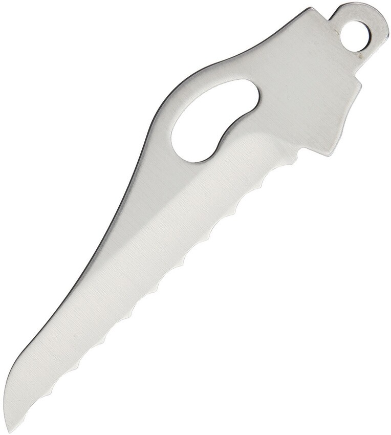 Schrade Knife Blade Replacement Satin Finish Serrated Stainless S691 USA MADE