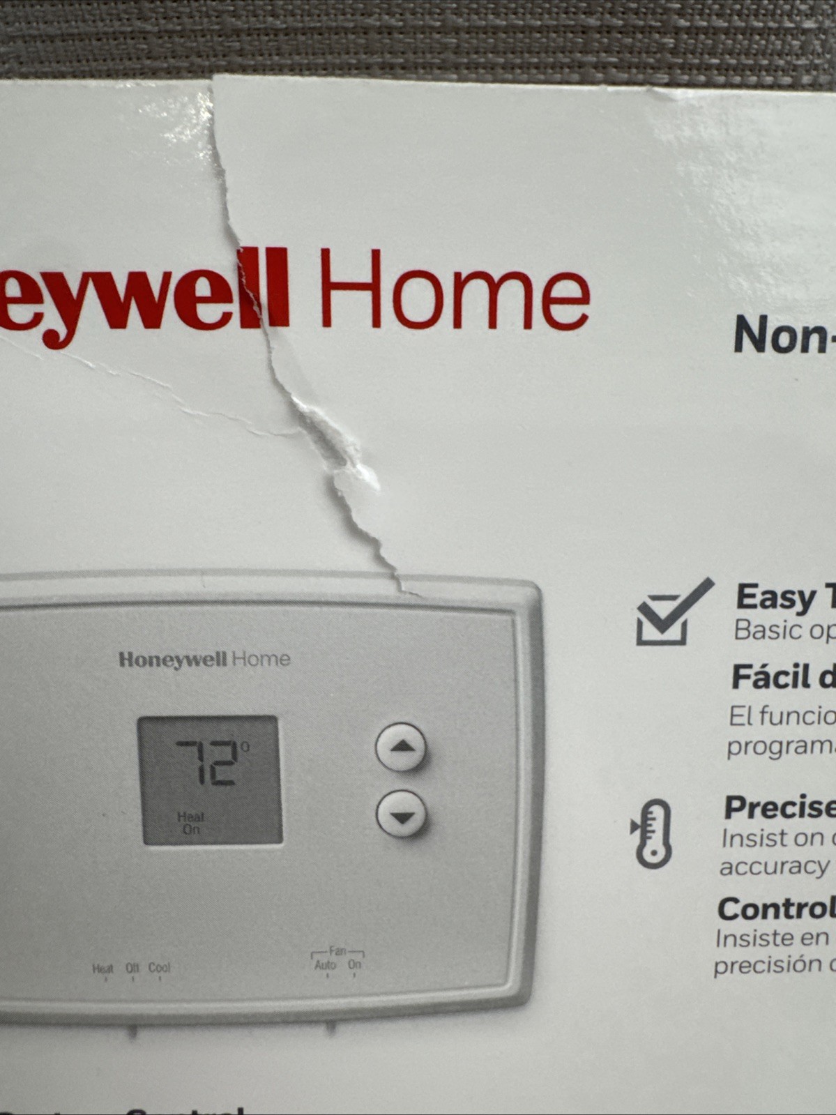Honeywell RTH111B1024 Digital Non-Programmable Thermostat - White