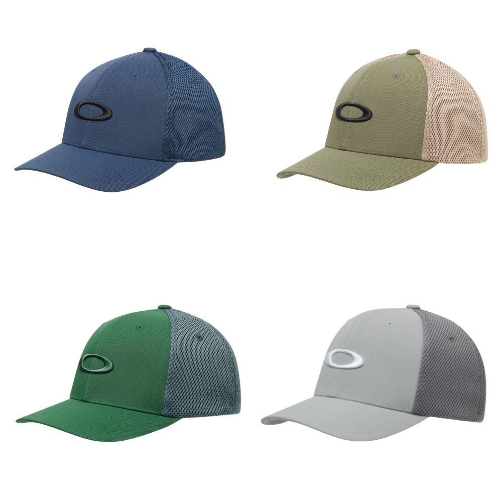 Oakley Mens Ellipse Mesh Hat Fitted Golf Cap FOS900835 - New - Pick Color & Size