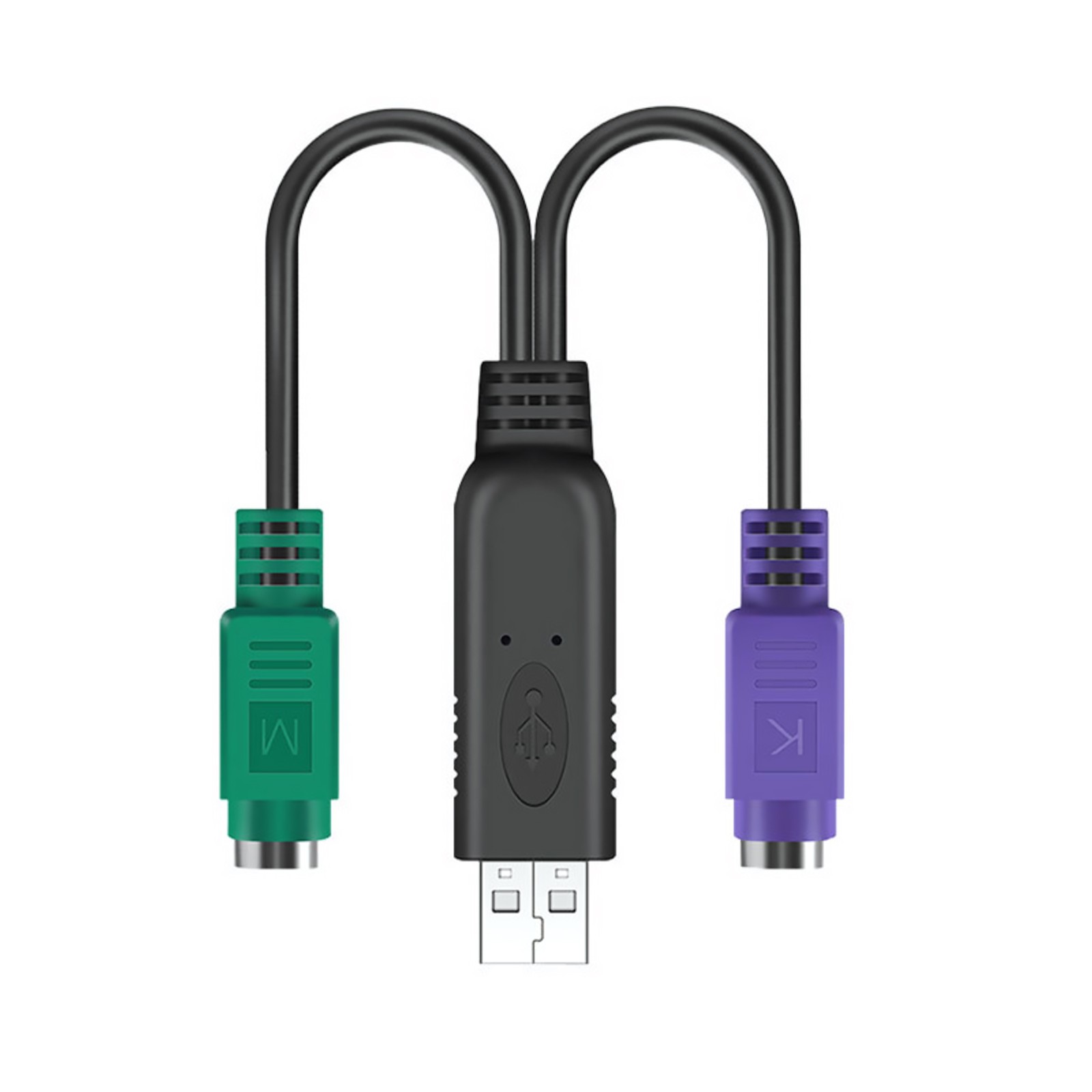 20cm Active Converter Connector Cable Adapter For Mouse Keyboard Scanner Laptops
