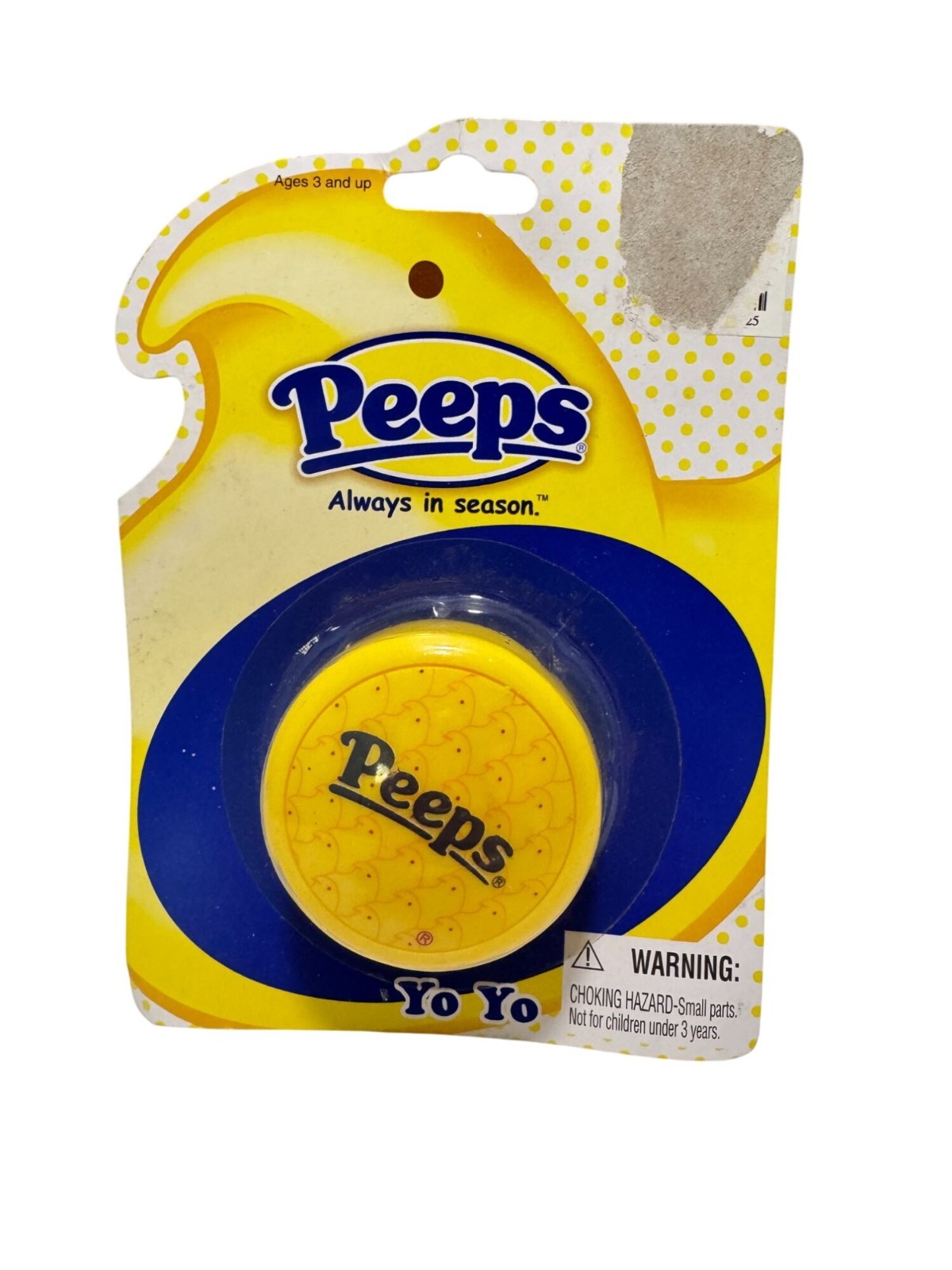 2006 Peeps Yellow Chick Yo Yo Toy Great for Easter Baskets New