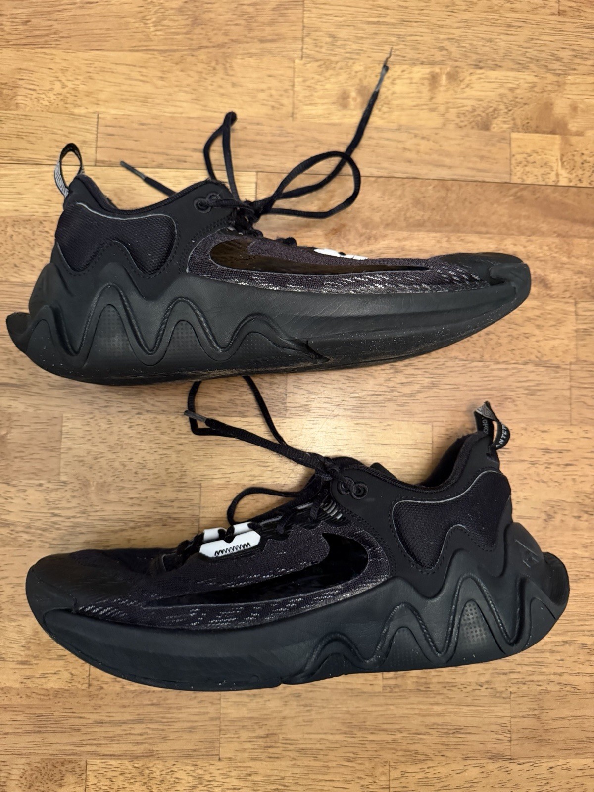 Nike Giannis Immortality 2 'Black Holographic Swoosh' DM0825-002 Men's Size 9.5