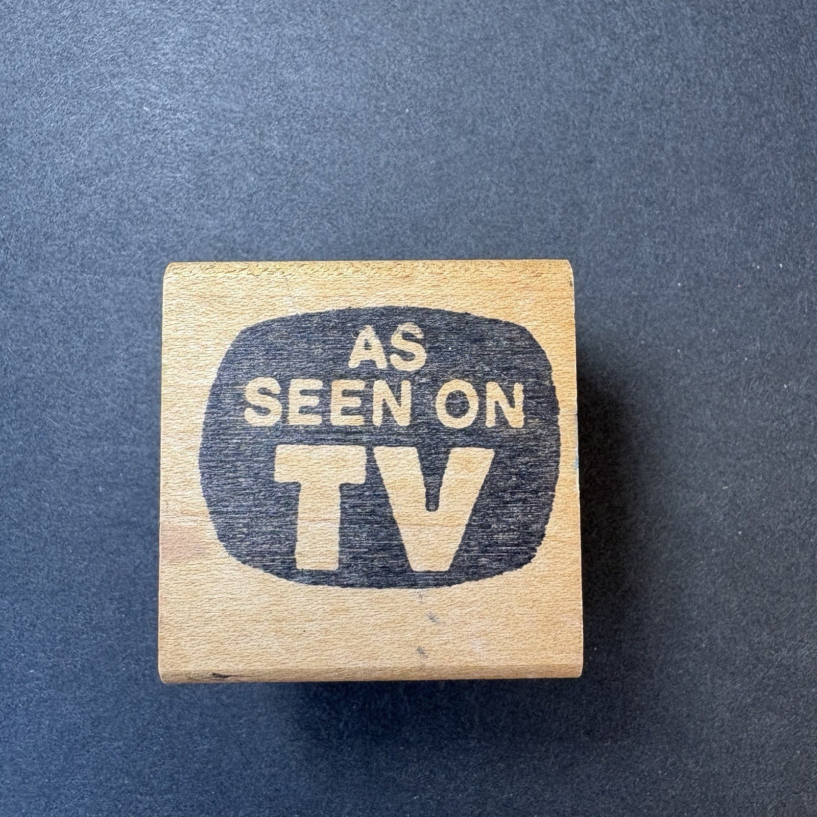 Stamp Francisco As Seen On TV Retro Rare Vintage 1992 Rubber Stamp