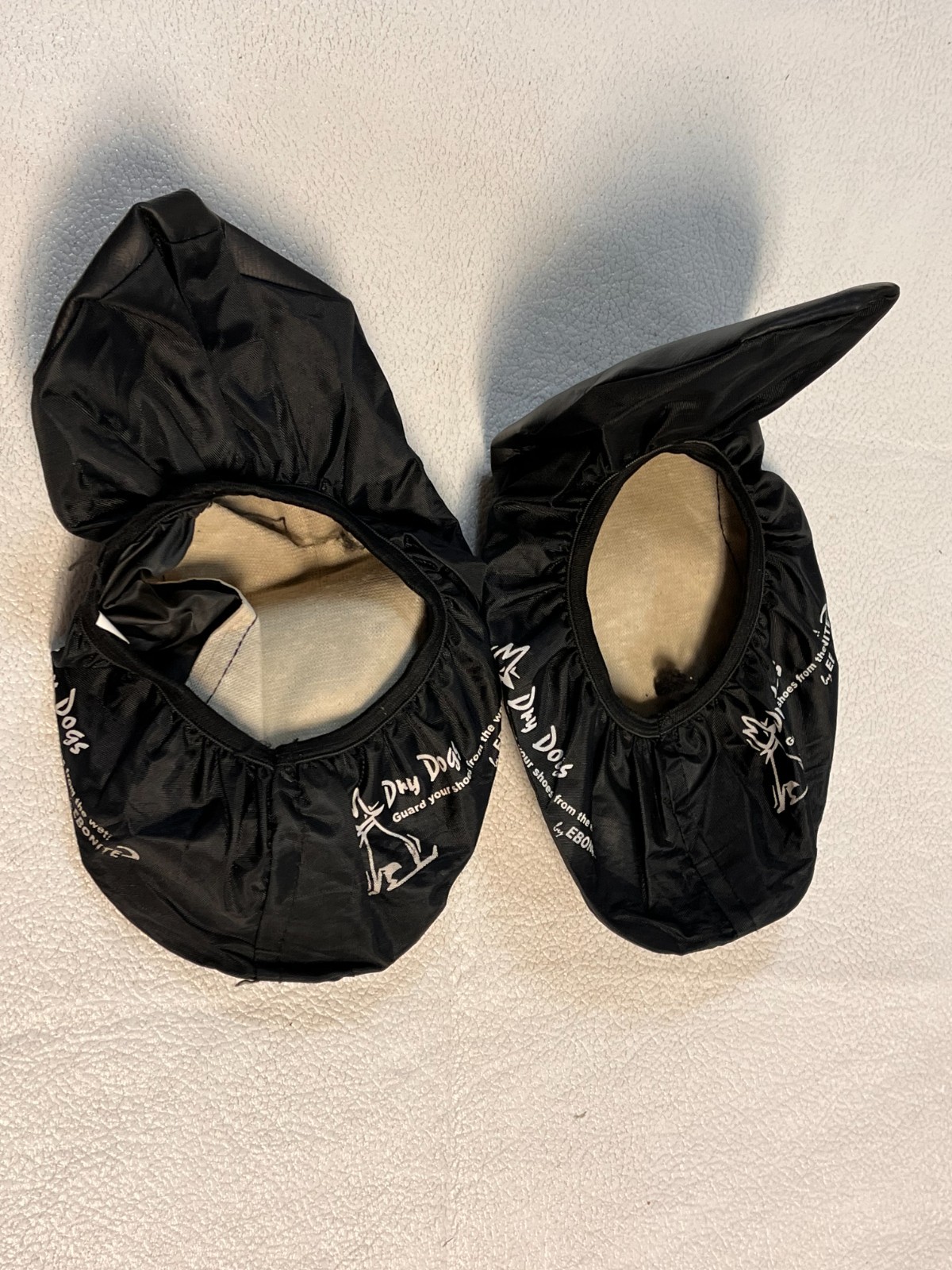 Ebonite Dry Dog Black Shoe Covers Size Large
