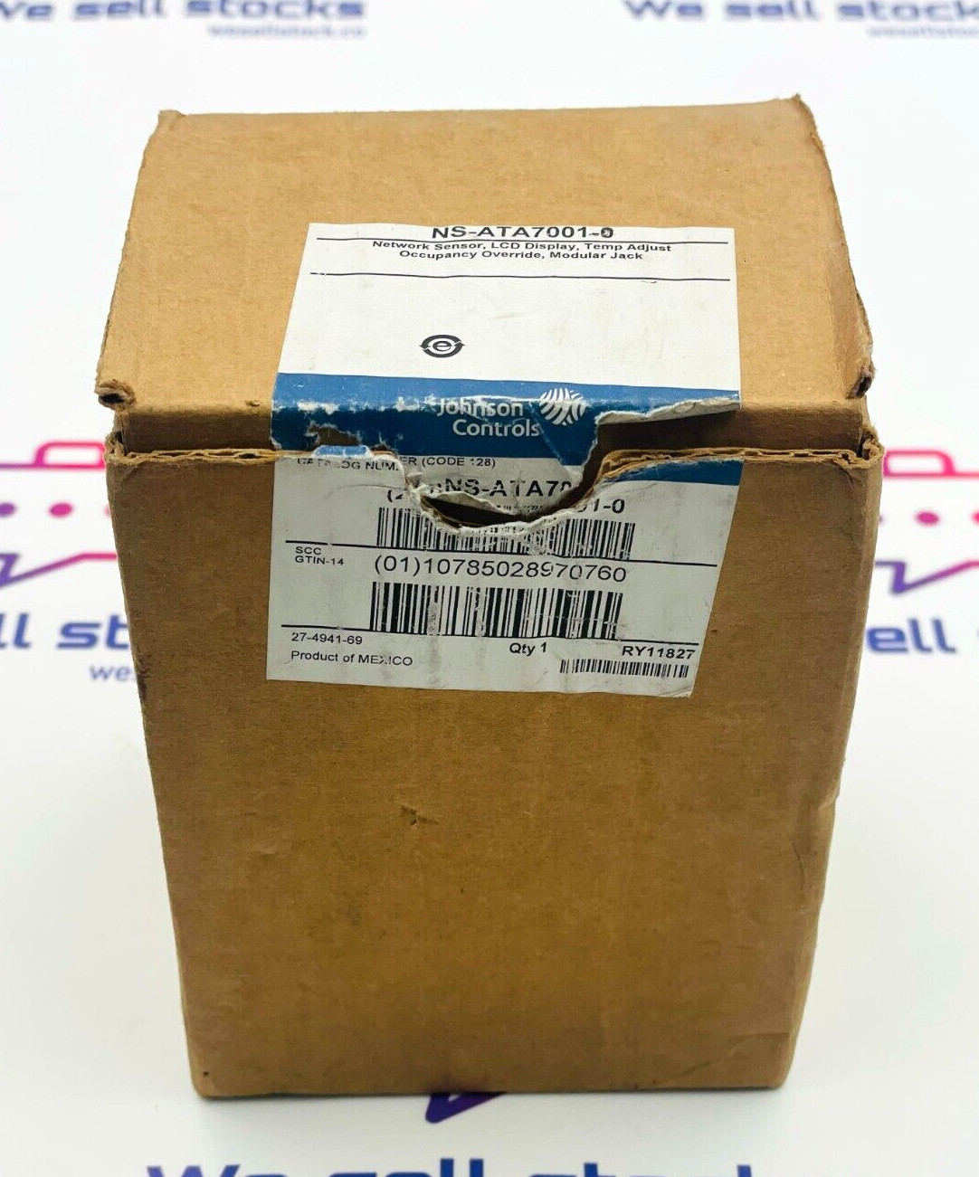JOHNSON CONTROLS NS-ATA7001-0 LCD Network Sensor