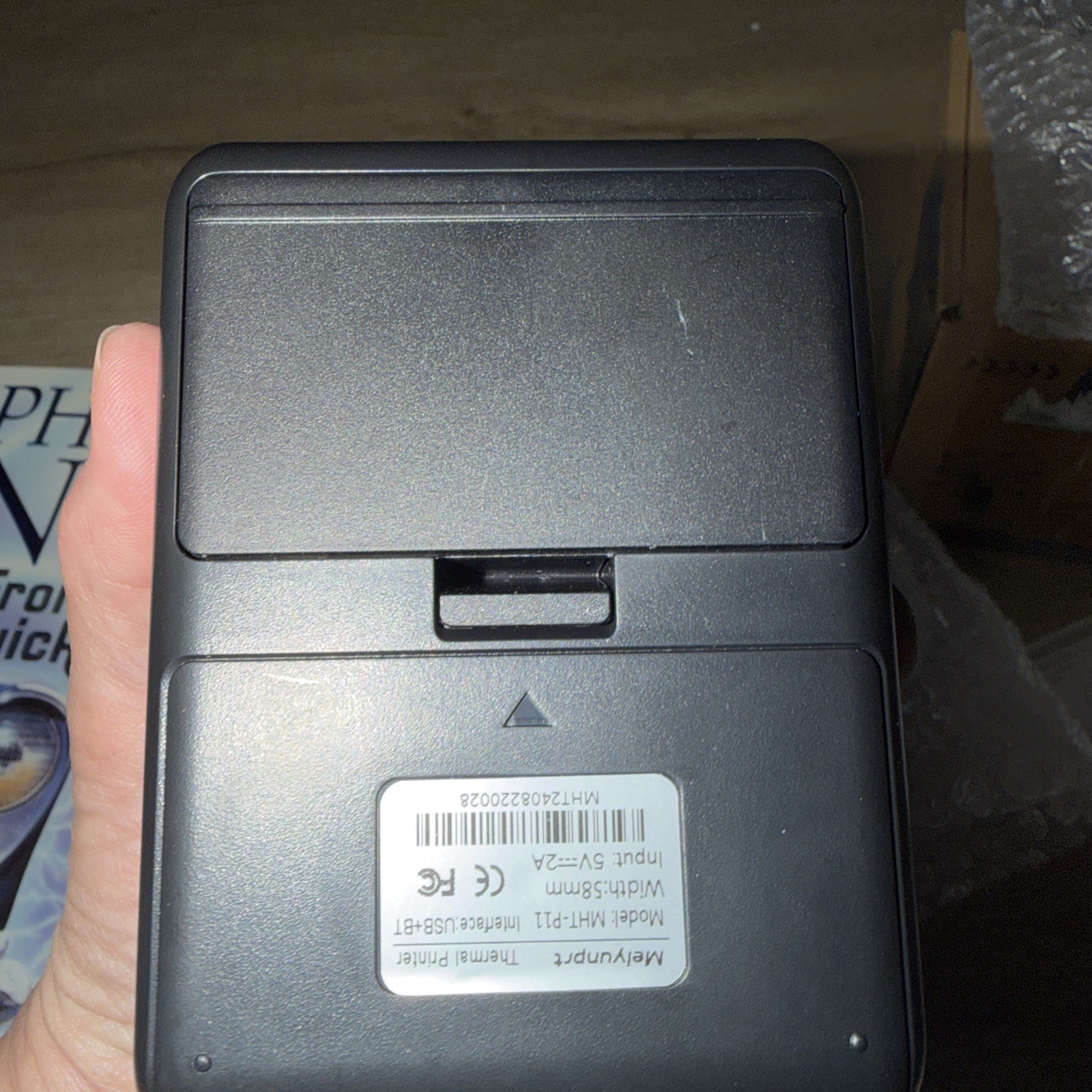 MHT-P11 Portable Thermal Printer 58mm Print Width USB & Bluetooth Connectivity