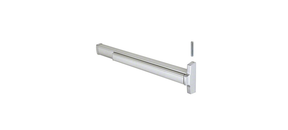 Jackson Concealed Vertical Rod Exit Device 36" RHR Aluminum Push Bar