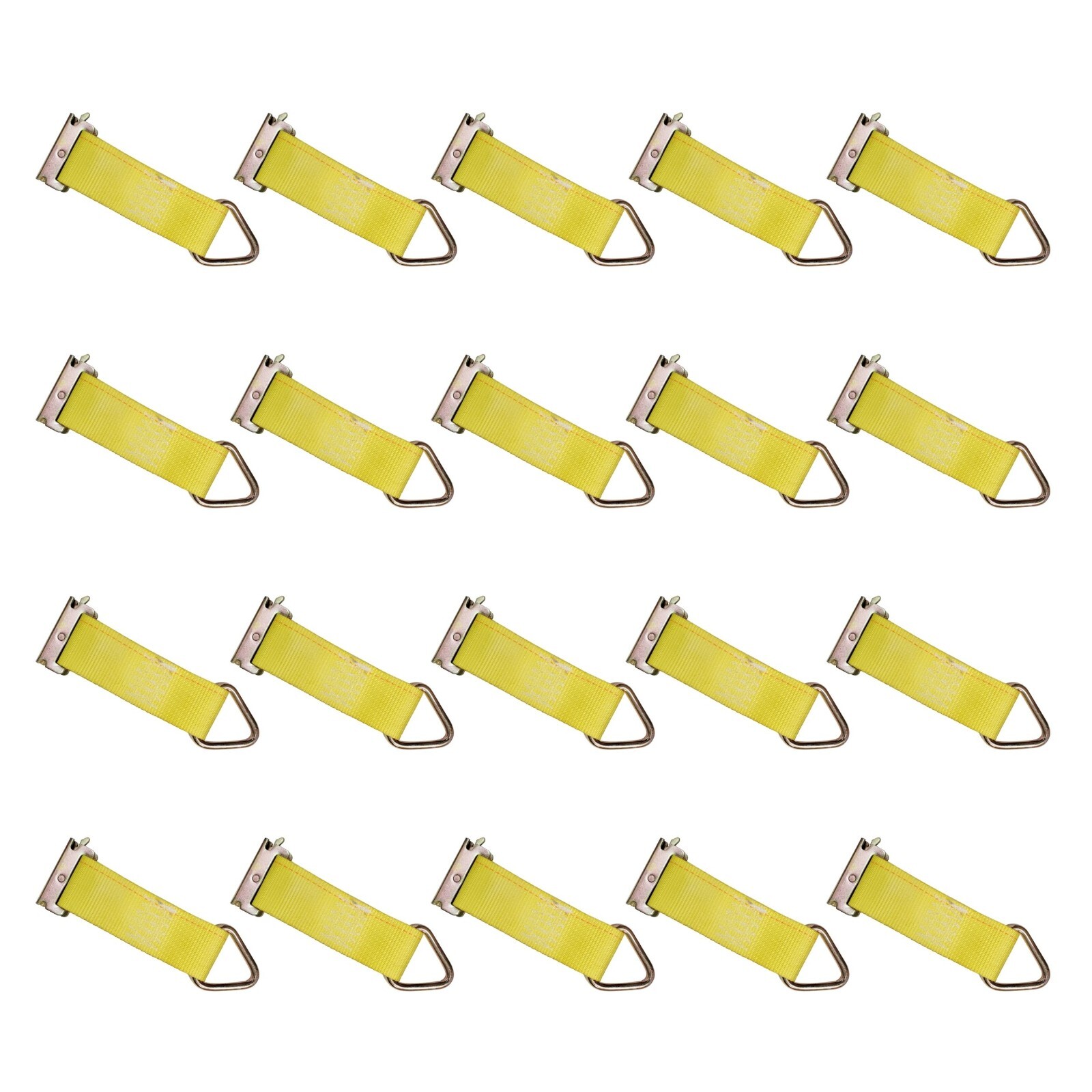USA 20 Pack 2" x 6" E-Track Fitting Rope Tie Off for Trailer Van Enclosed Truck