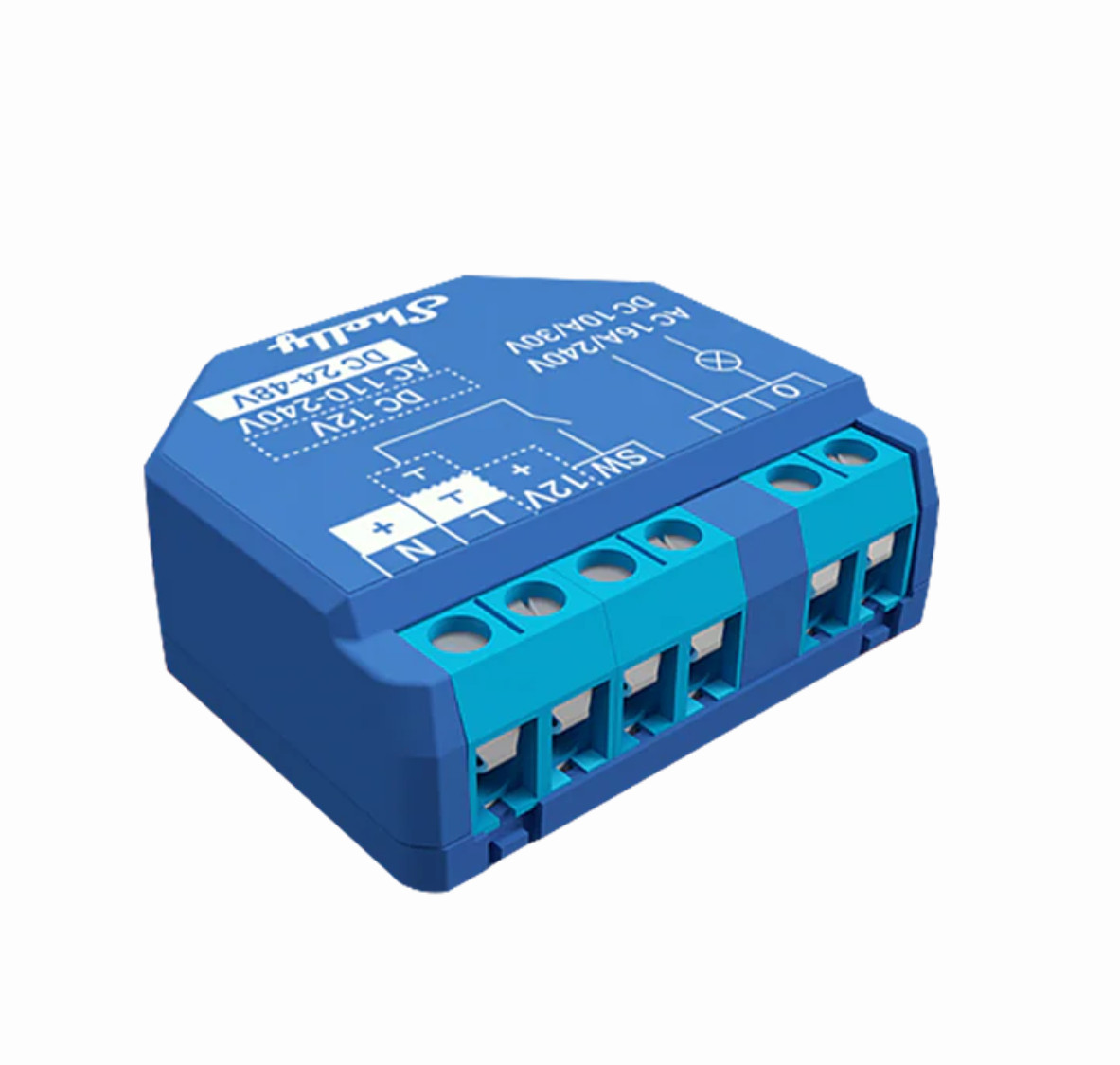 Shelly Plus 1 UL WiFi Smart Relay Switch 1 Channel 15A Dry Contact