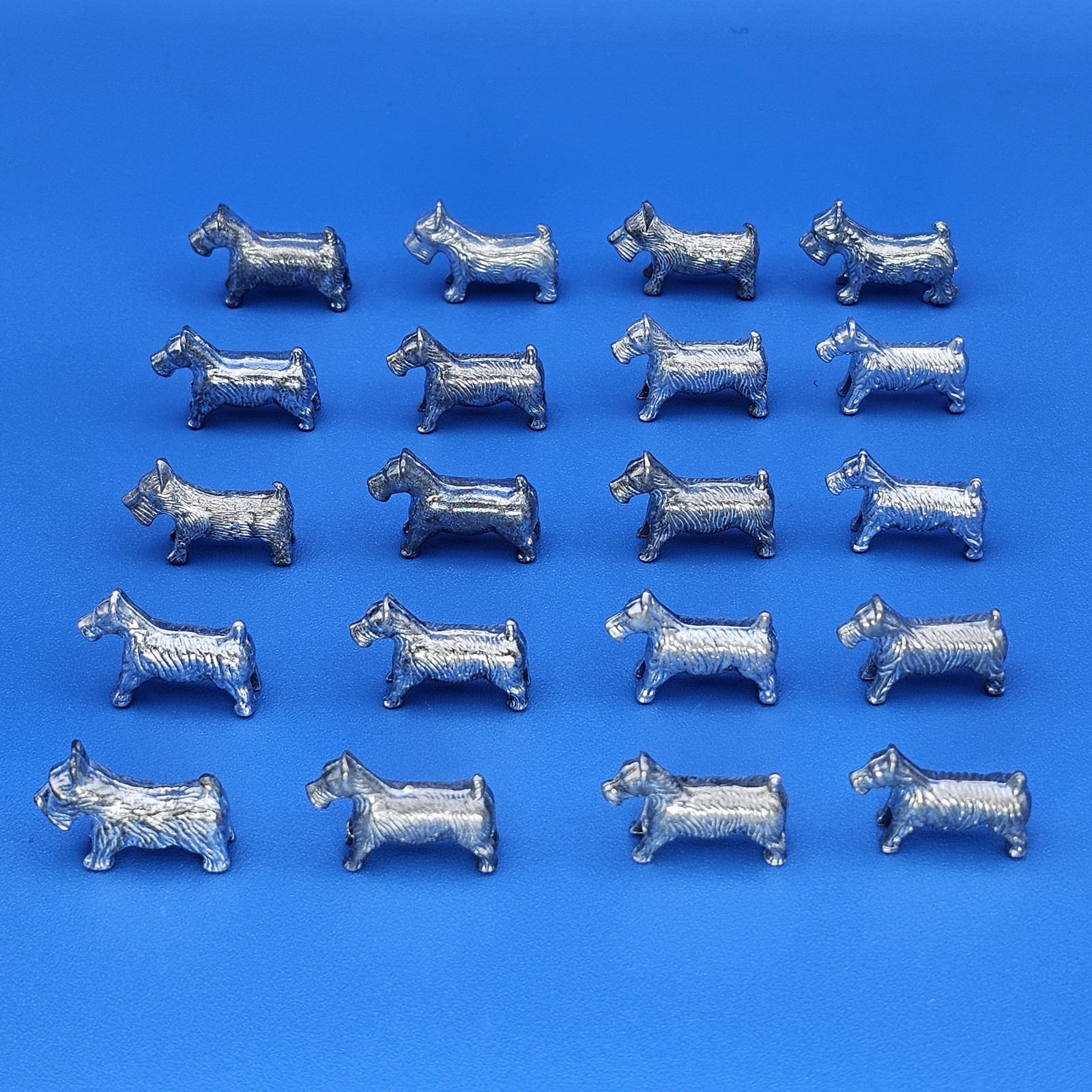 Lot of 20 Monopoly Scottie Dog Tokens Standard Basic Movers