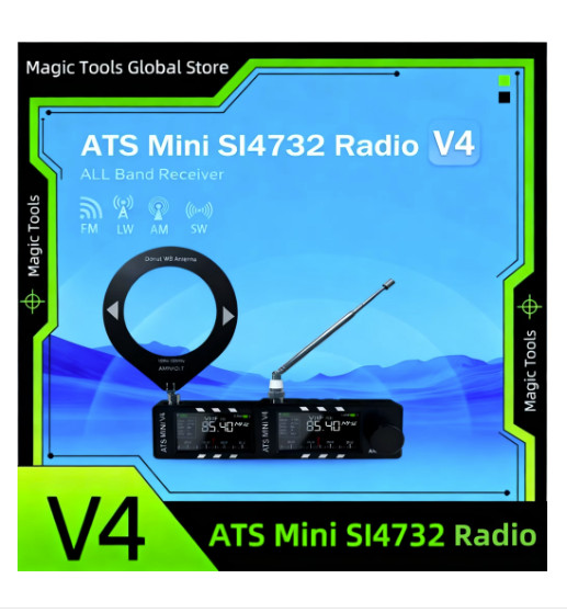 AMNVOLT ATS Mini SI4732 All-Band AM/FM/SSB Receiver for HAM