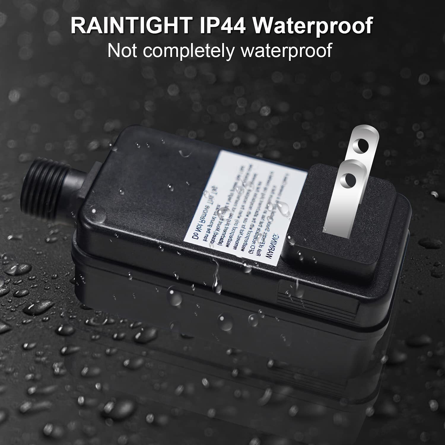 12V 1A Low Voltage Power Adapter for Outdoor String Lights Yard Inflatables