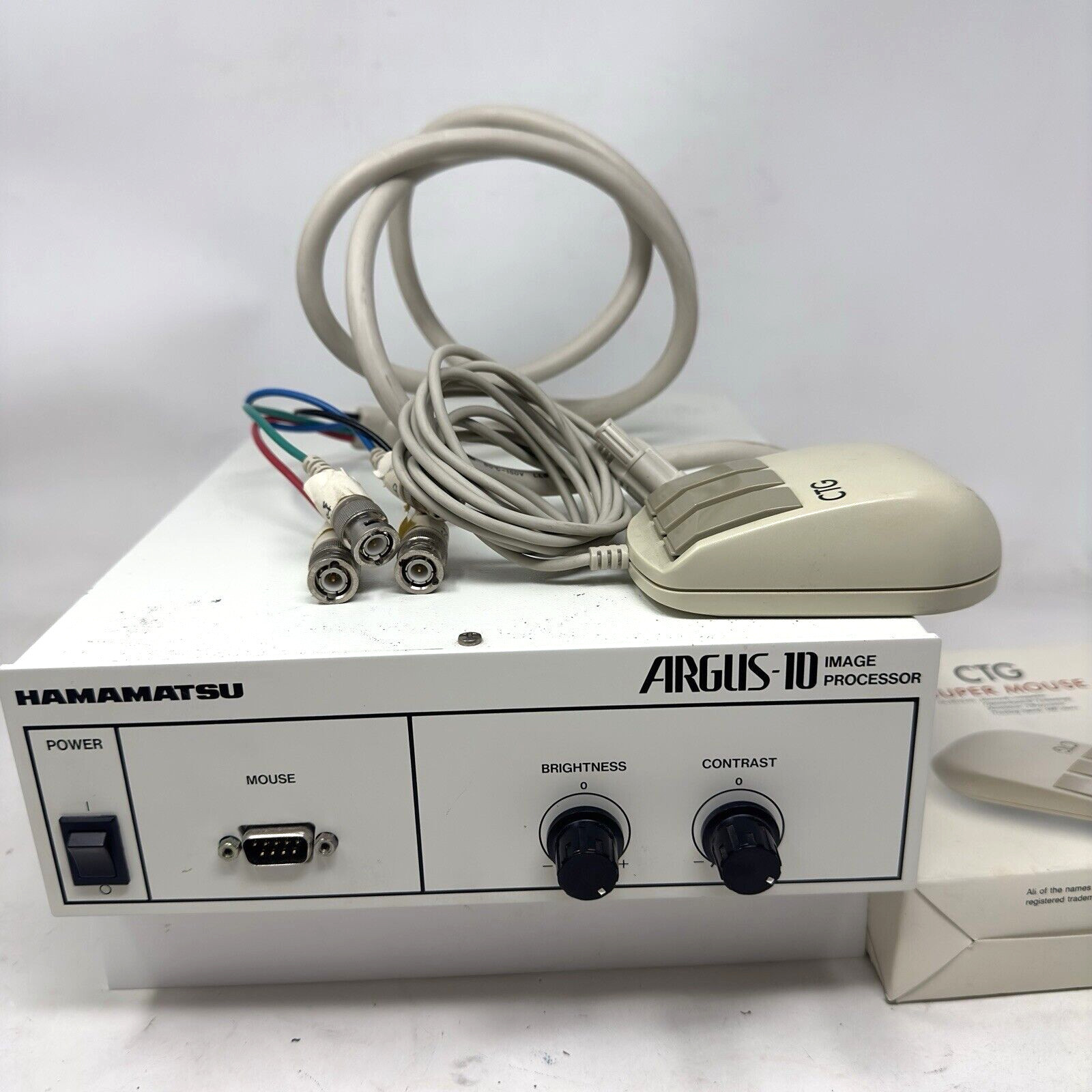 Hamamatsu Photonics C4015 Argus 10 Image Processor With Super Mouse Vintage