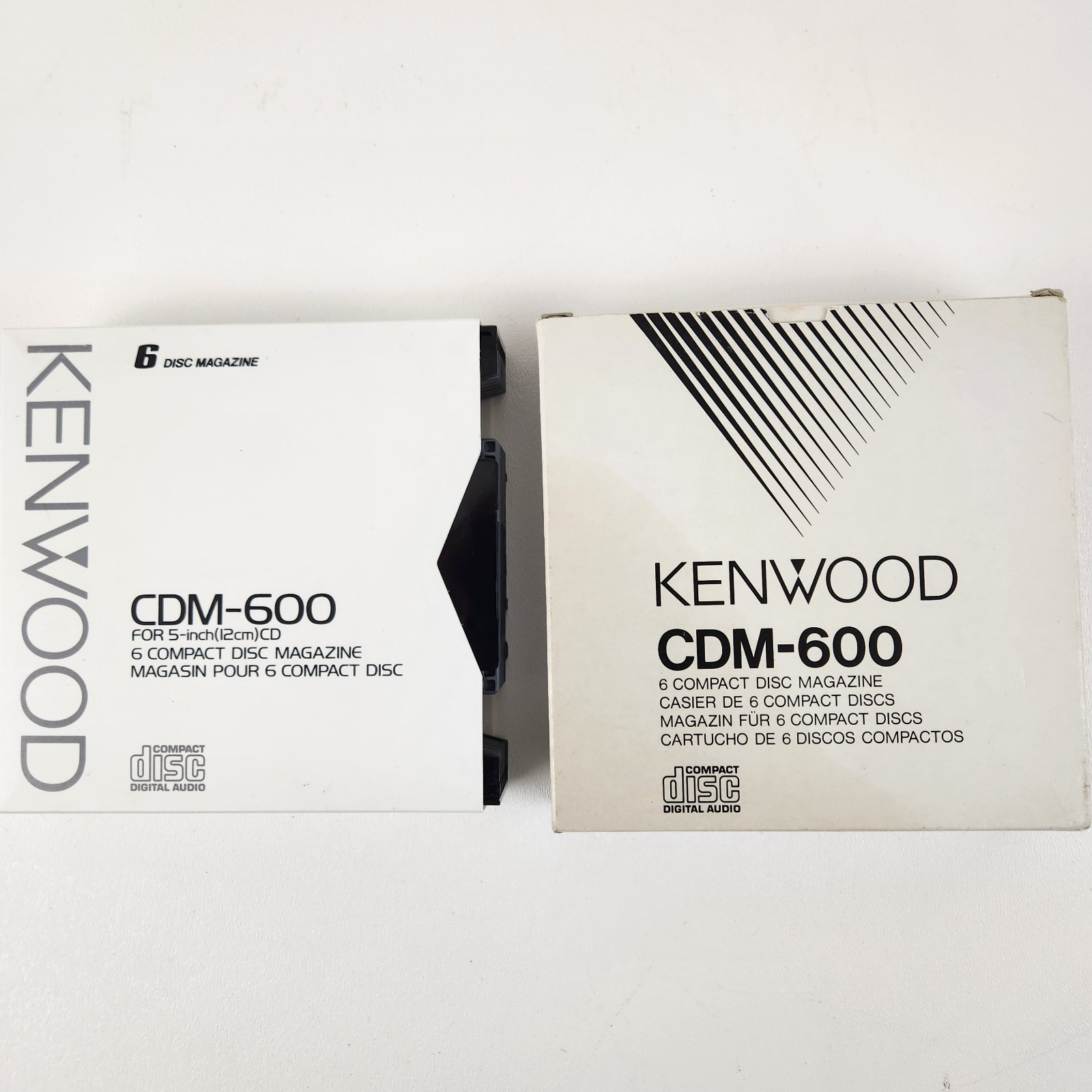 Kenwood CDM-600 6 Disc Magazine Cartridges - Lot Of 2