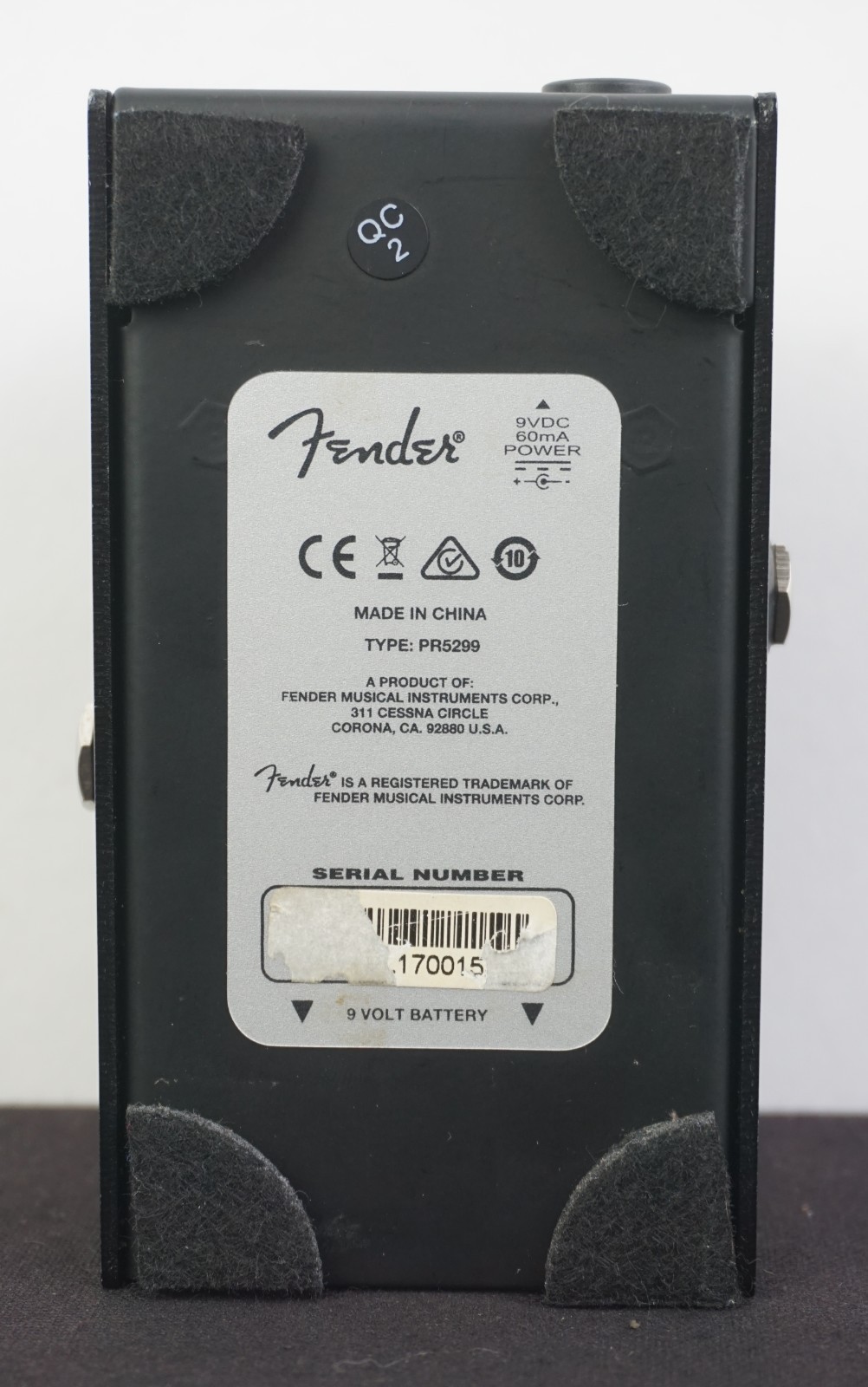 Fender The Bends Electric Guitar Effects Compressor Pedal
