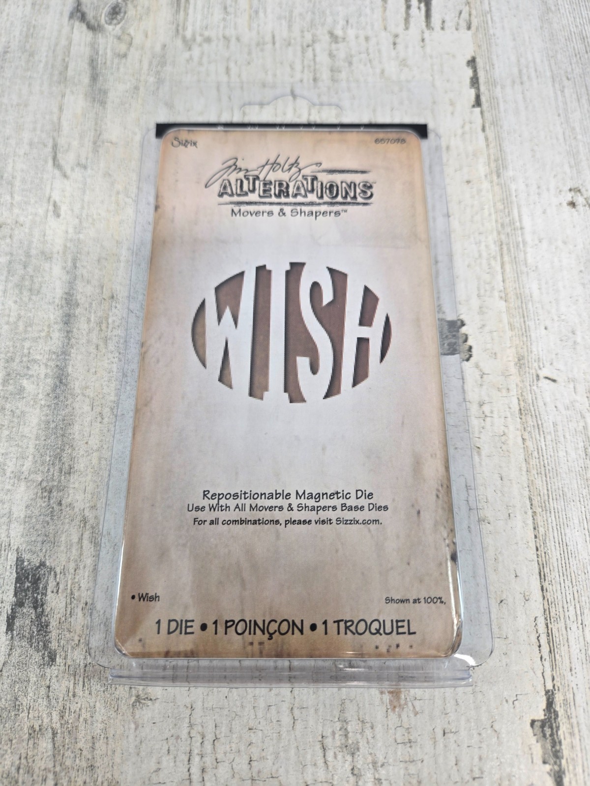 Tim Holtz Alterations Movers & Shapers Dies Wish, Love, Joy 3 Dies