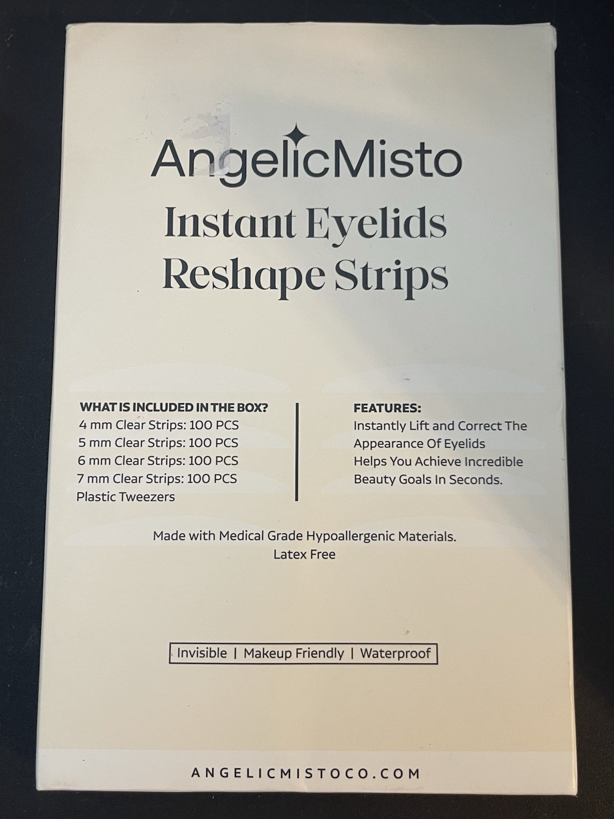 NEW ANGELICMISTO INSTANT EYELIDS RESHAPE STRIPES 401 PCS 4 SIZES WATERPROOF