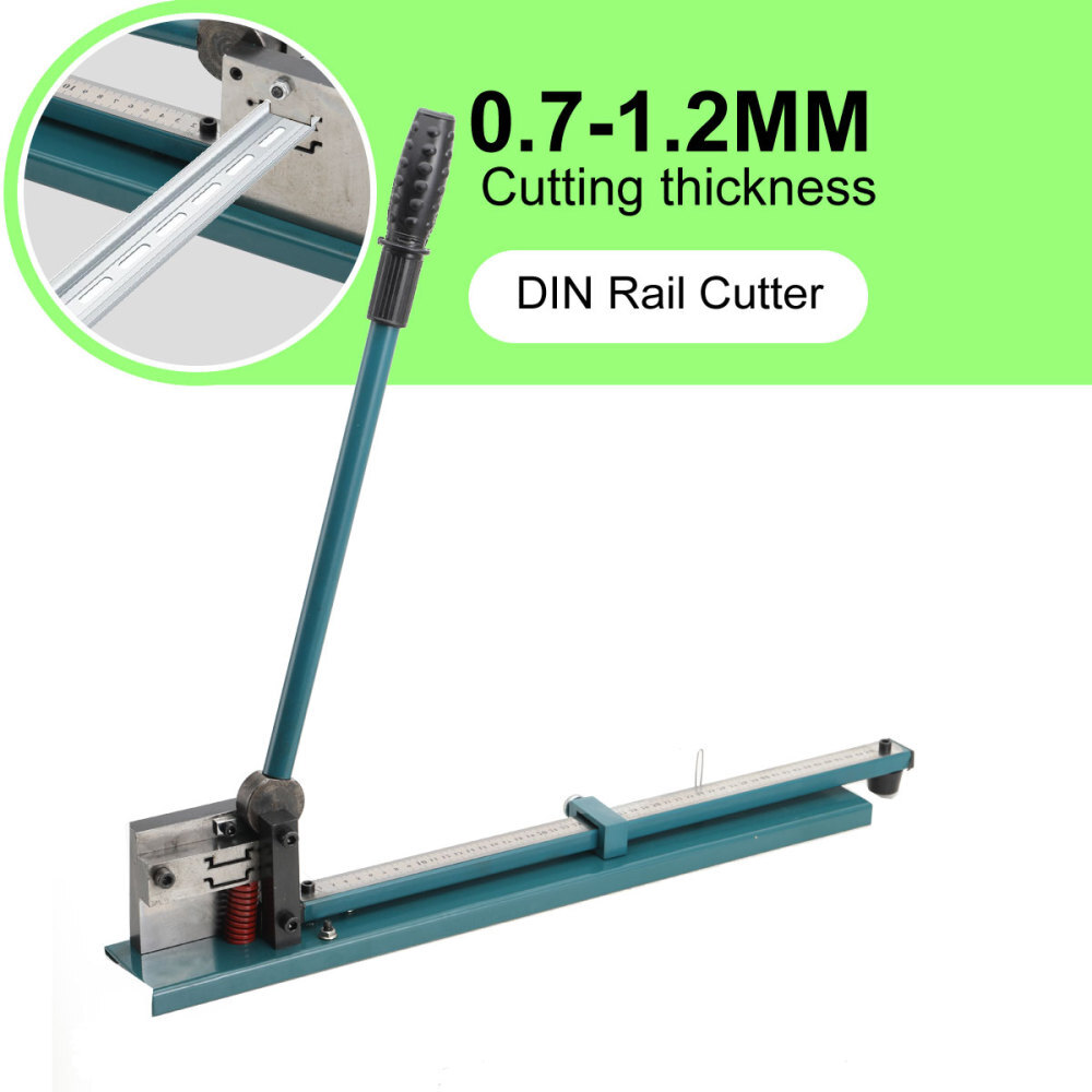 Manual DIN Rail Cutter Precise Cutting Tool With Scale For Aluminum/Steel Rail